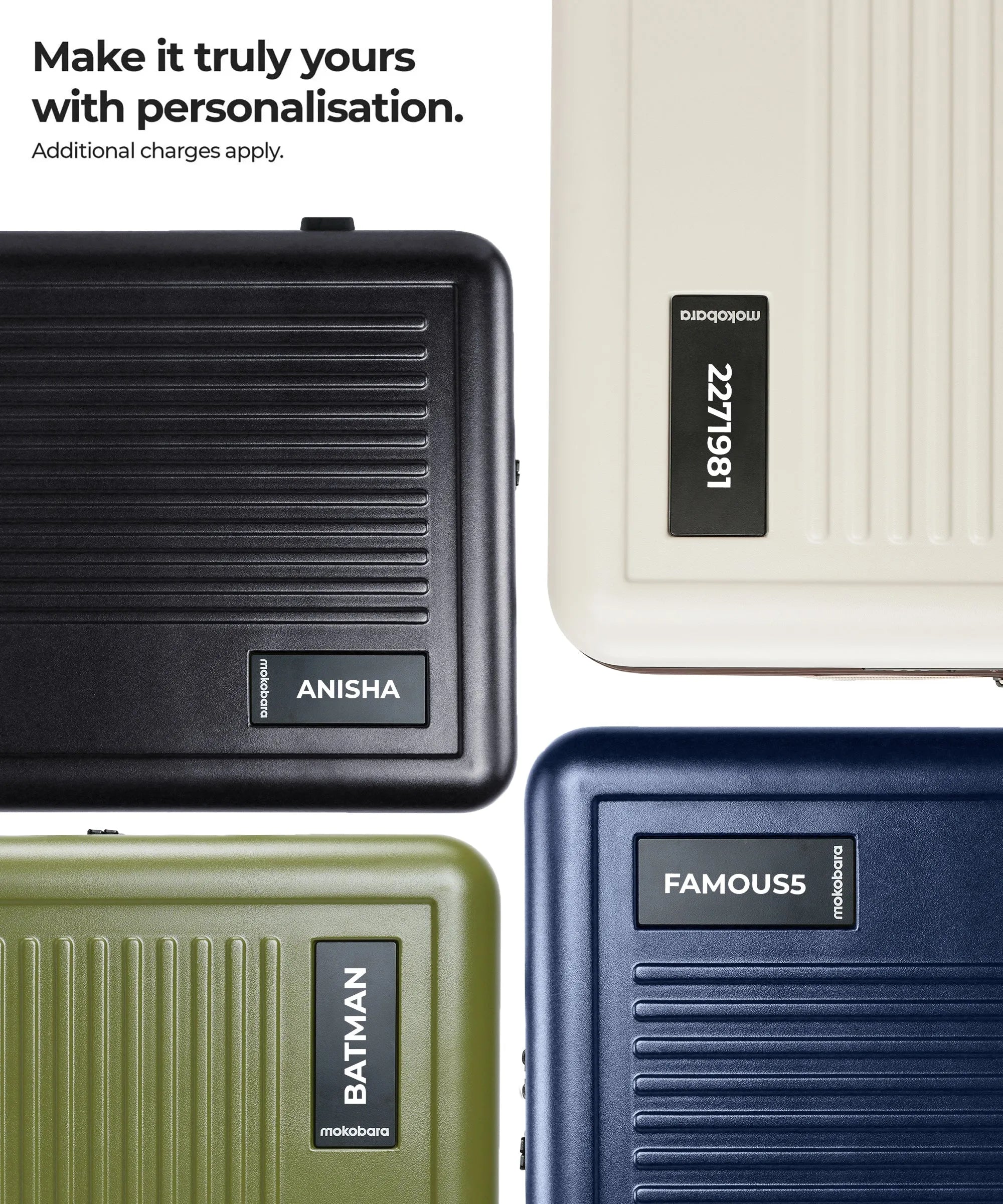 Color_Maximalist Blue (Gloss Edition) | The Transit Luggage - Set of 3