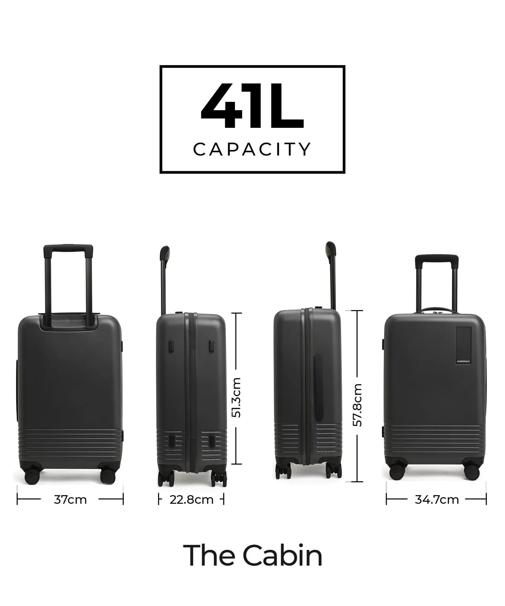 Color_Silhouette | Set of 2 Luggage