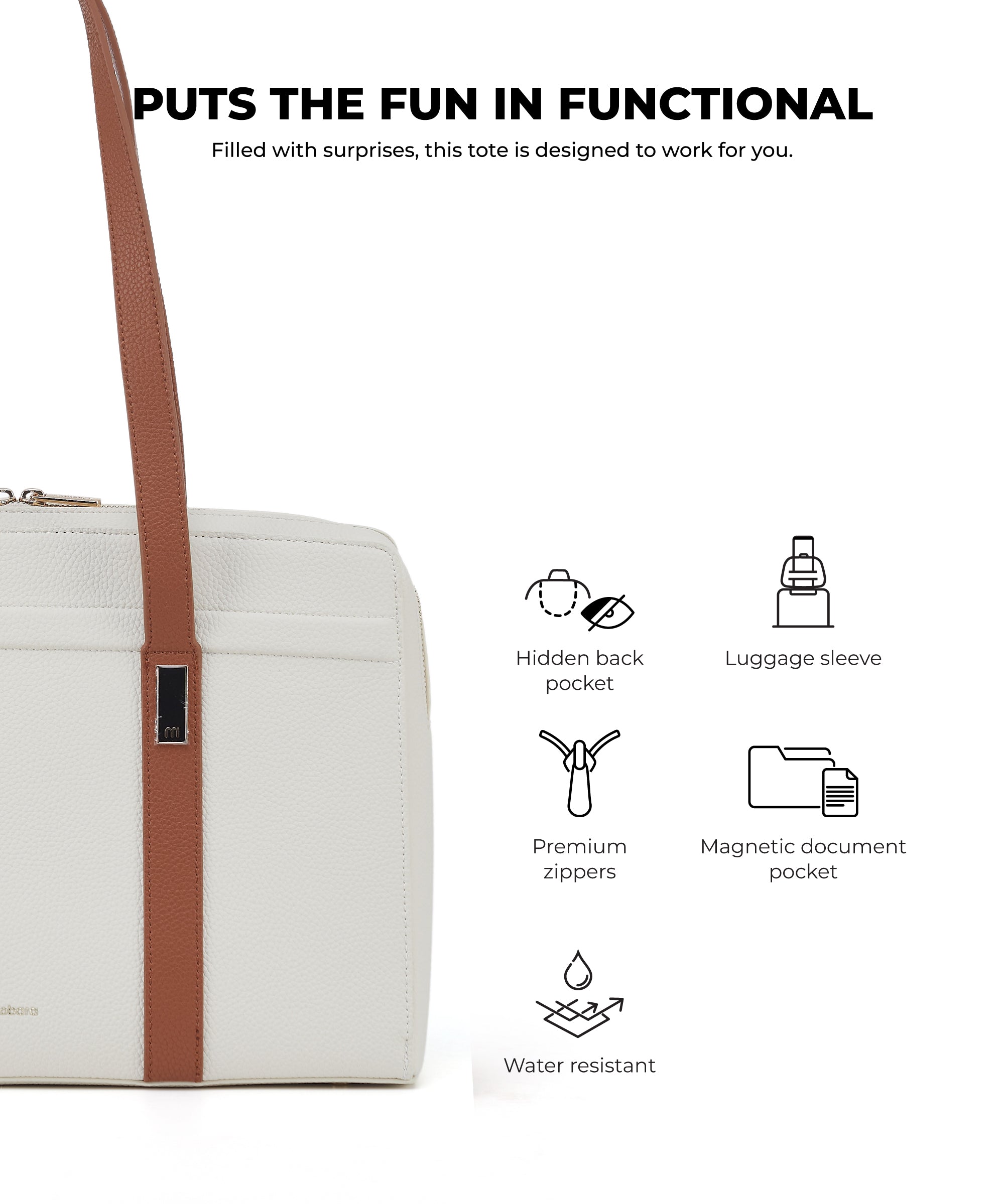 Color_Coconut Cream 2.0 | The Celeste Tote