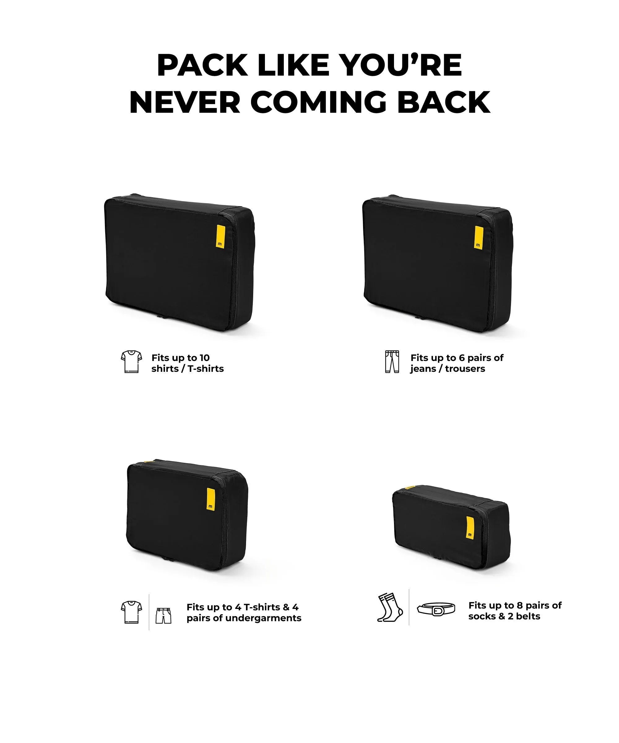 Color_Crypto | The Packing Cubes (Set of 4)