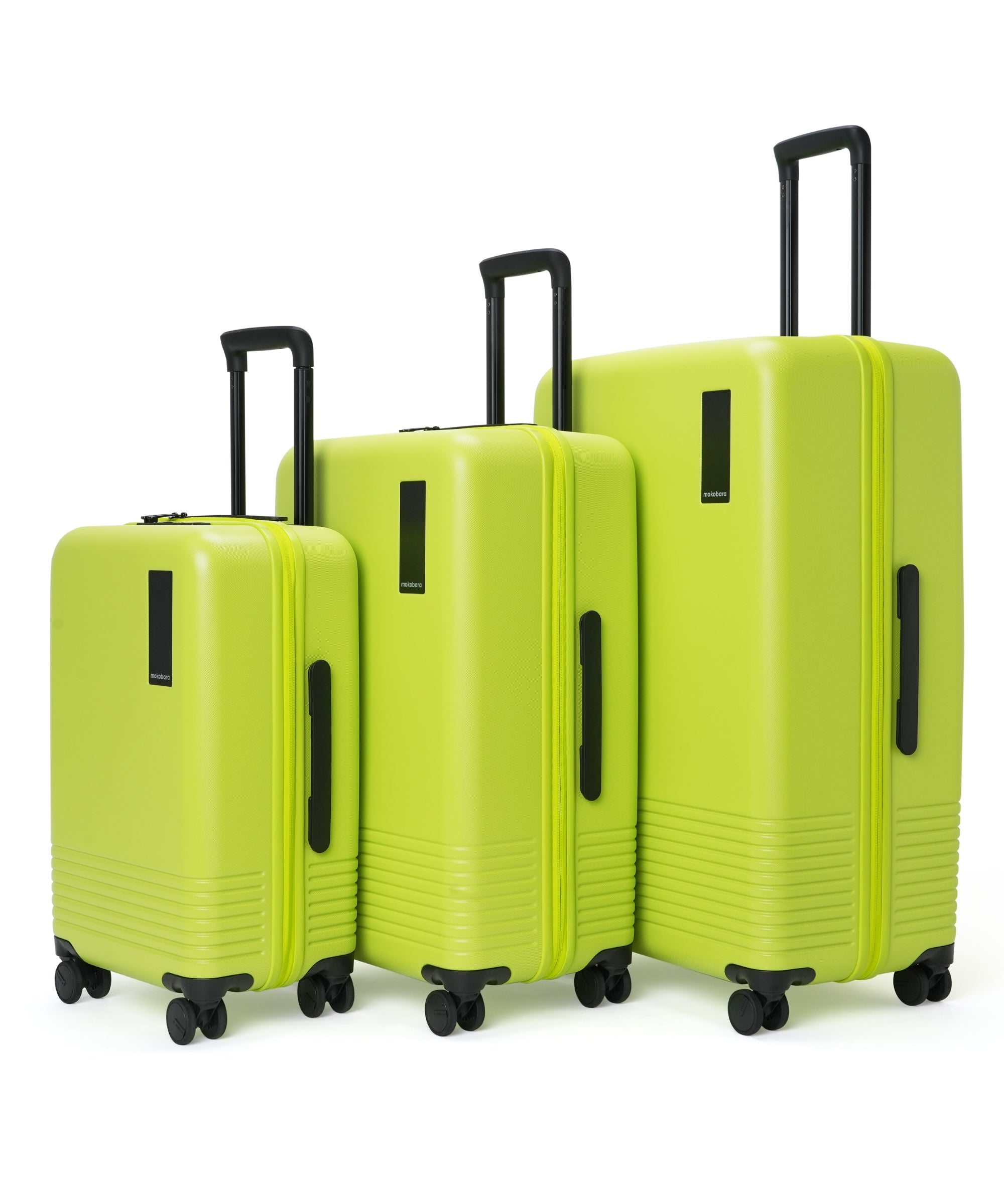Color_Happy Green | Set of 3 Luggage