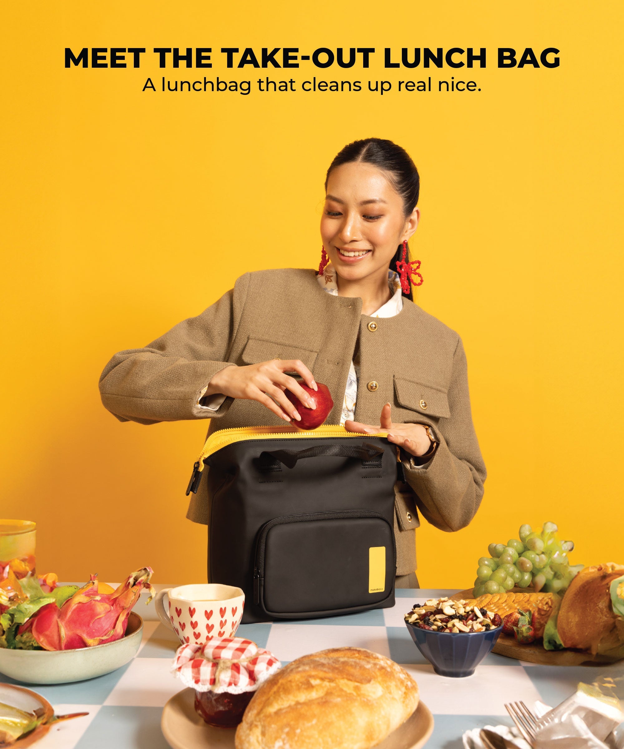 Color_Crypto Sunray | The Take Out Lunch Bag
