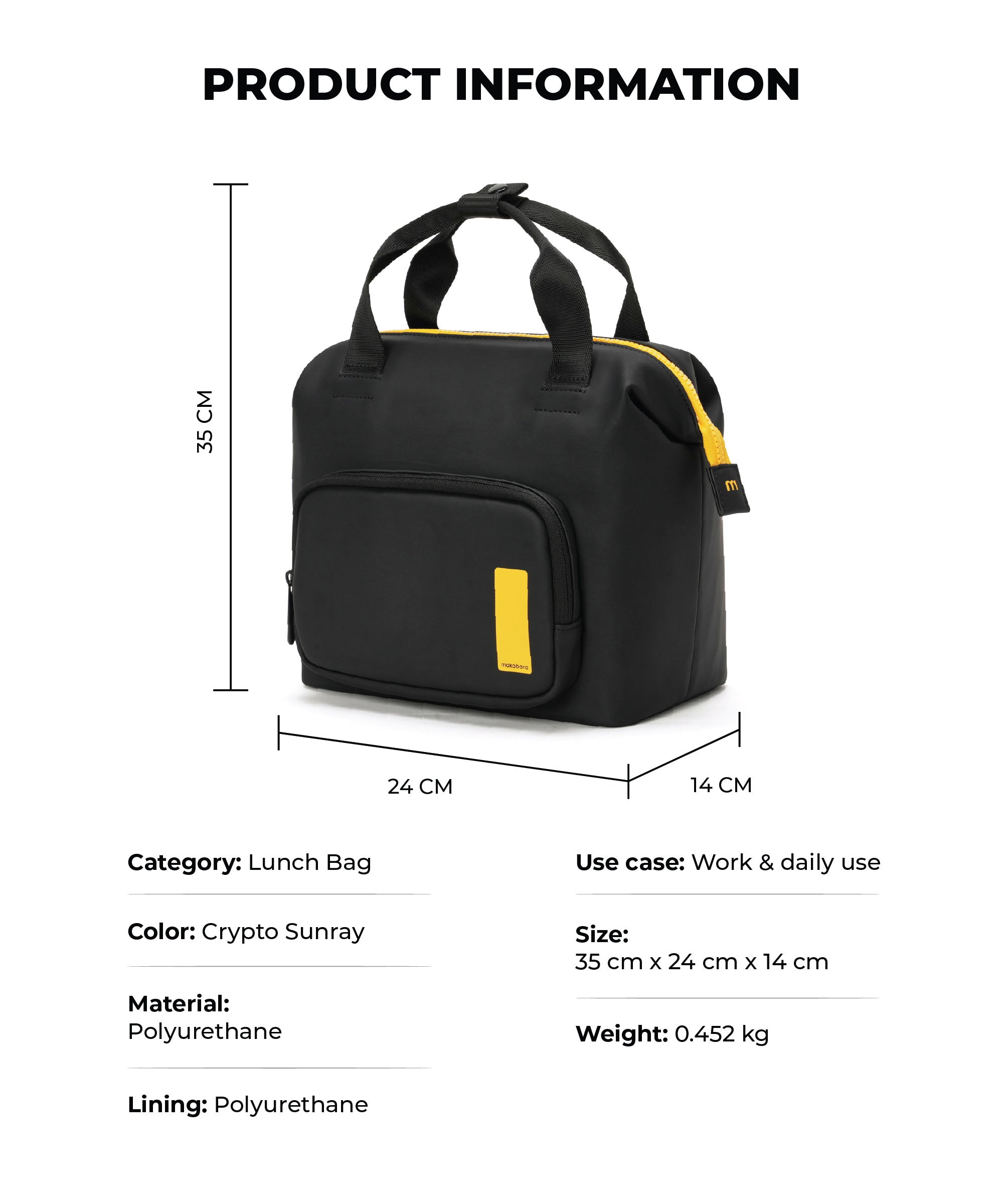 Color_Crypto Sunray | The Take Out Lunch Bag