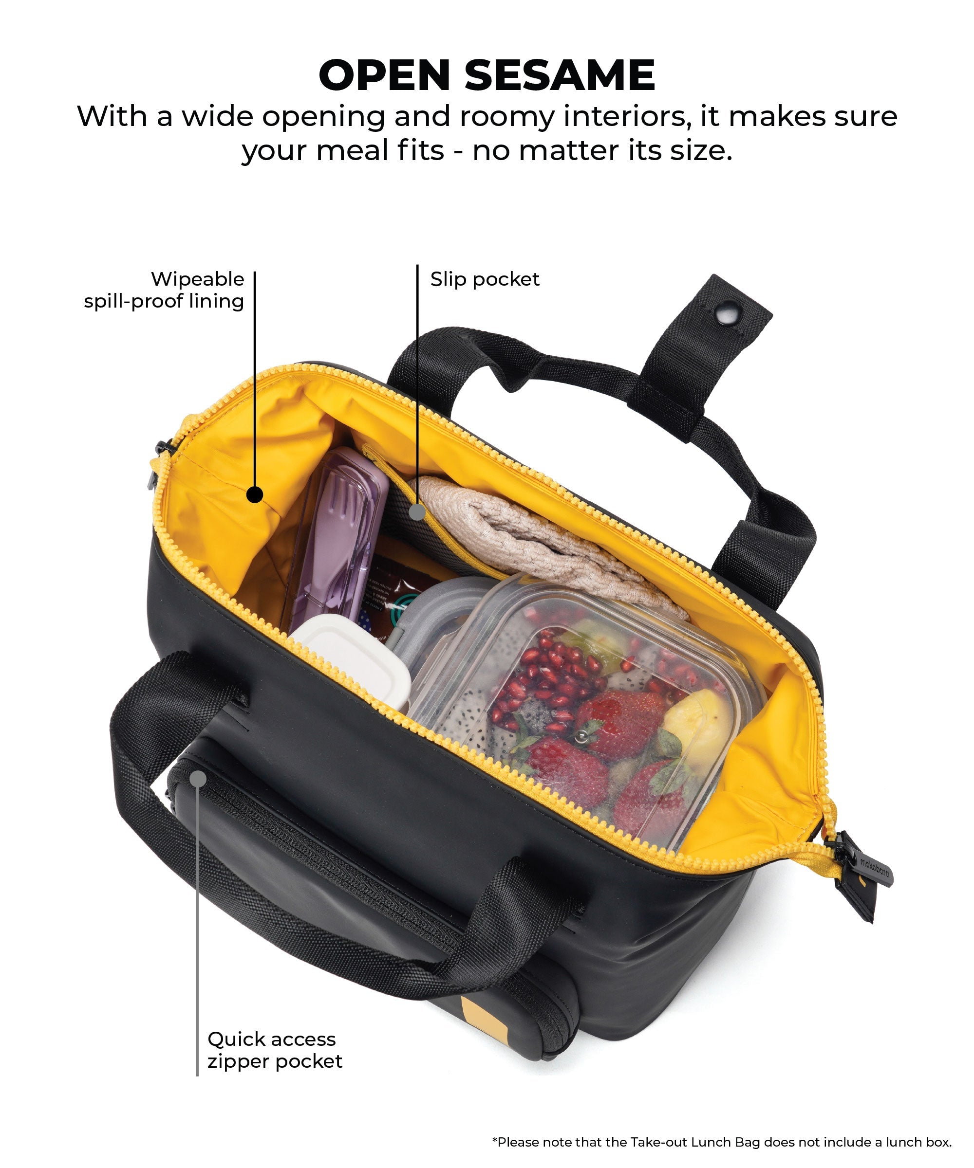 Color_Crypto Sunray | The Take Out Lunch Bag