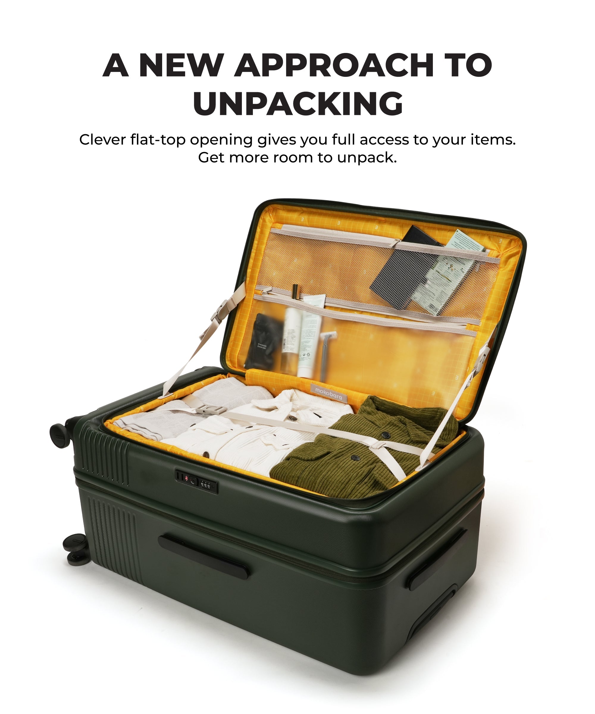Color_Seaweed Green 2.0 | The Access Trunk Luggage