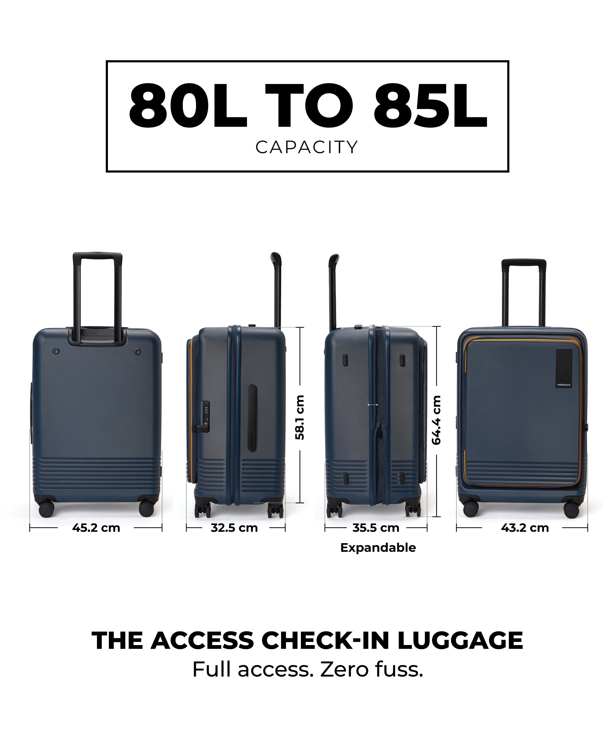 Color_Ocean Sunray 2.0 | The Access Check-in Luggage