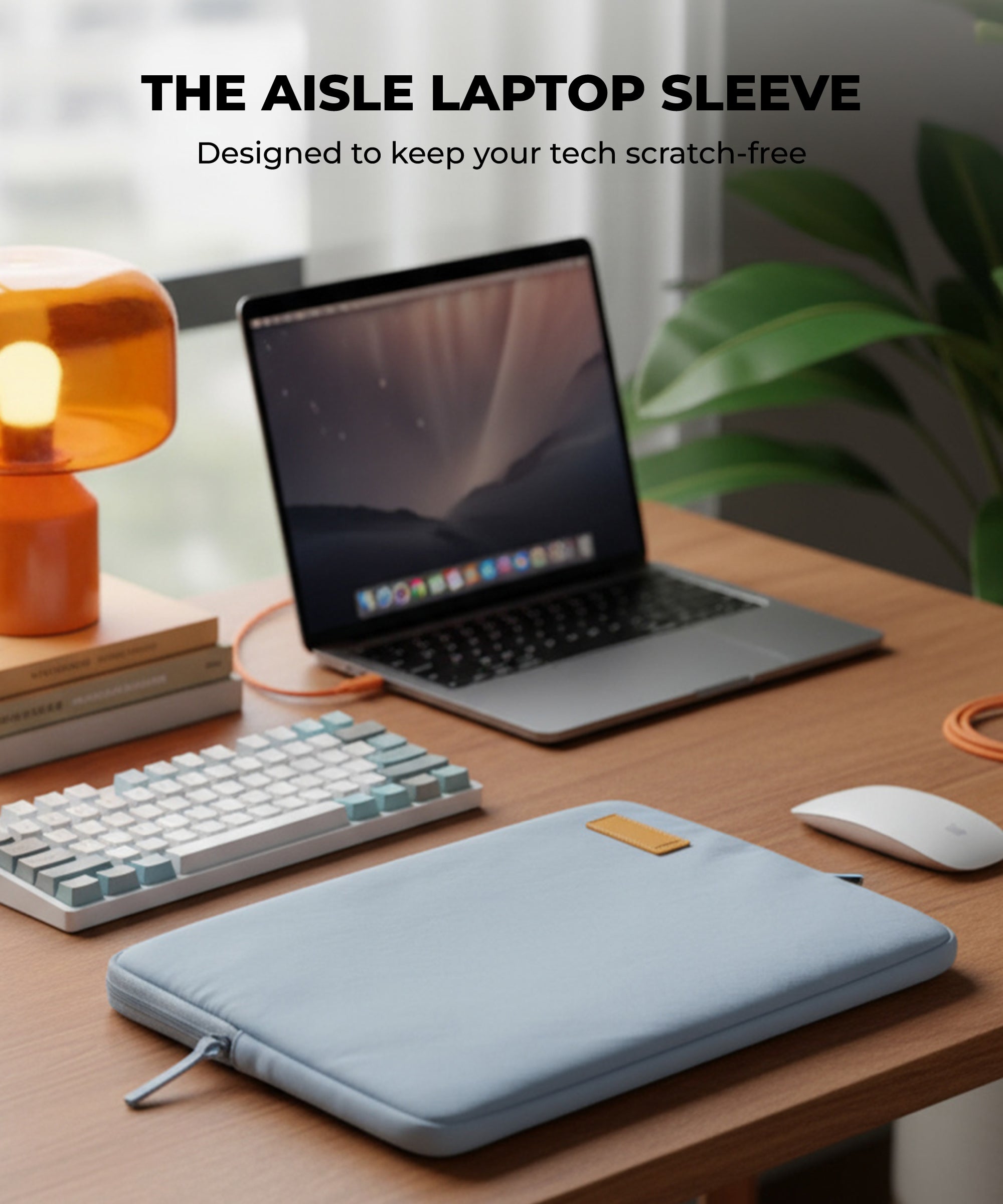 Color_Nice Ice| The Aisle Laptop Sleeve