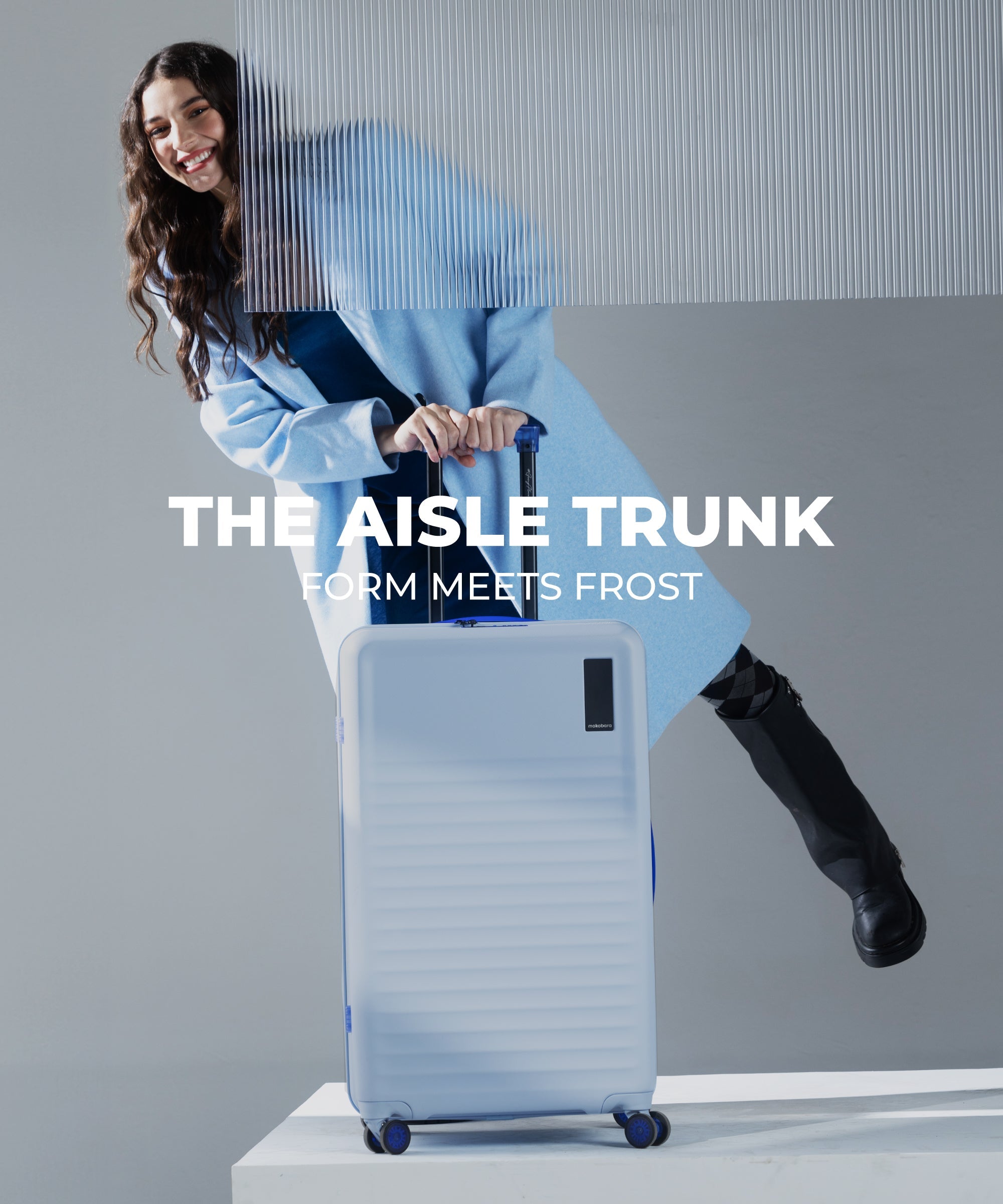 Color_ Shy Blue | The Aisle trunk - check in large