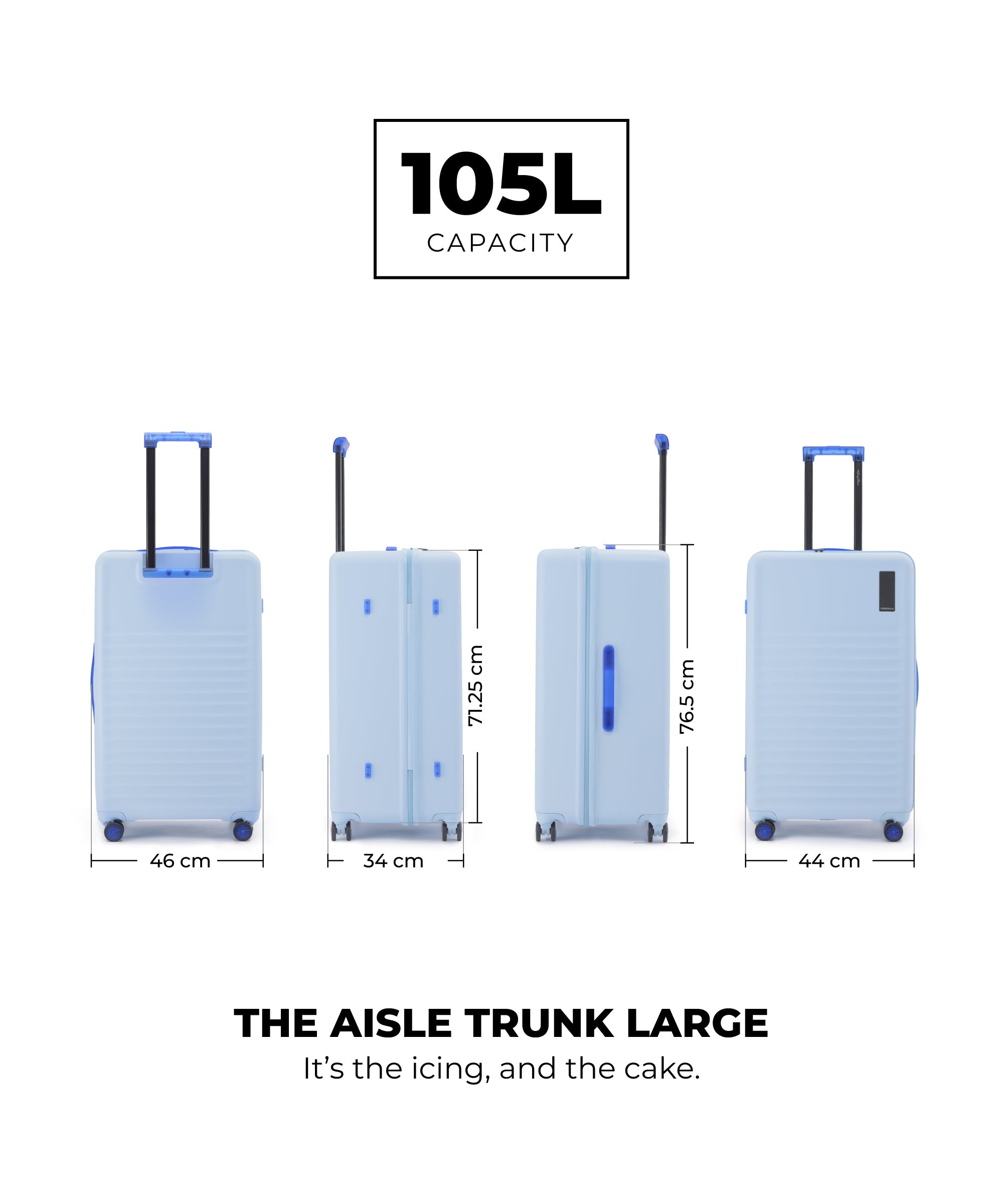 Color_ Shy Blue | The Aisle Trunk - Large