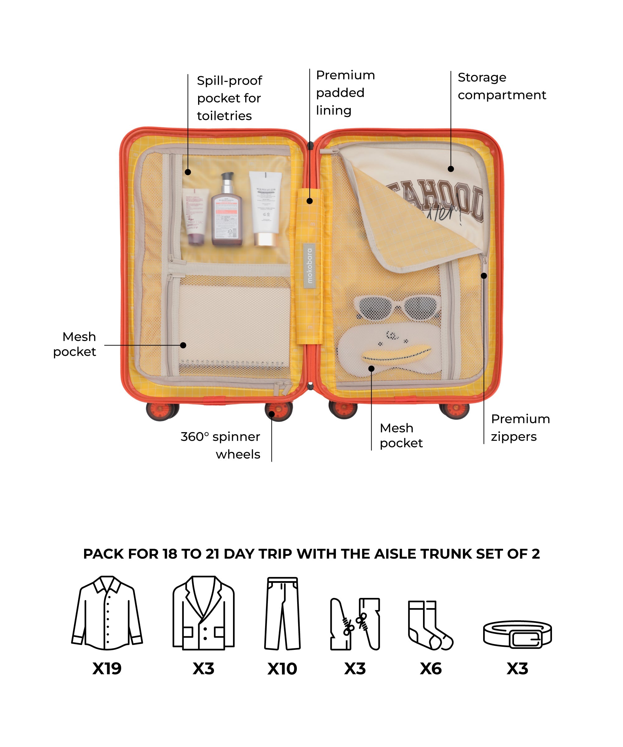 Color_Stardust | The Aisle Trunk set of 2