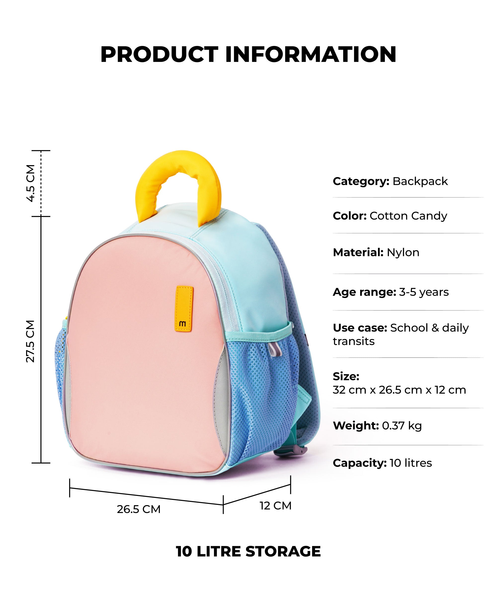 Color_Cotton Candy | The Dim Sum Backpack