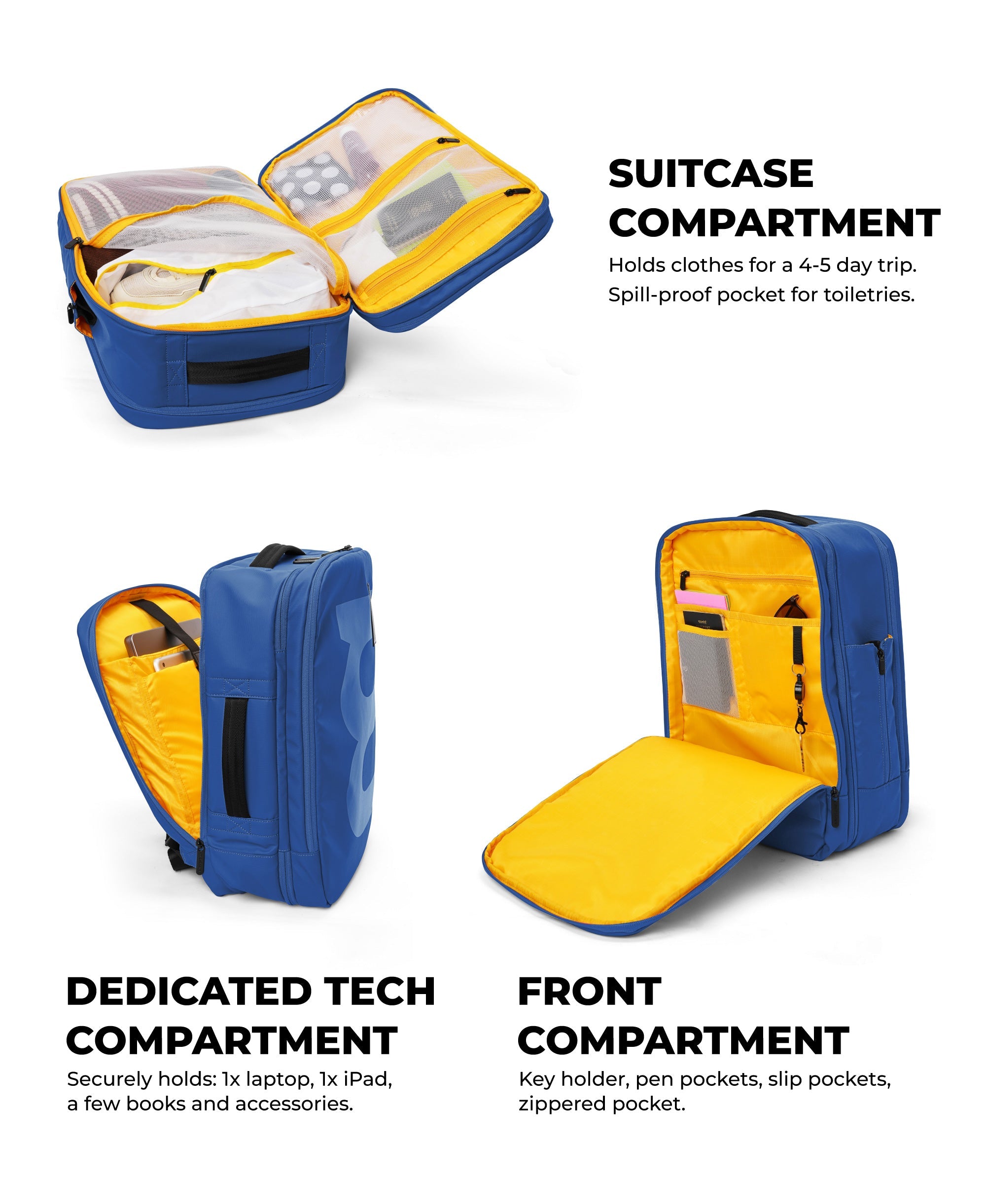 Color_Ocean 2.0 | The Em Travel Backpack - 45L