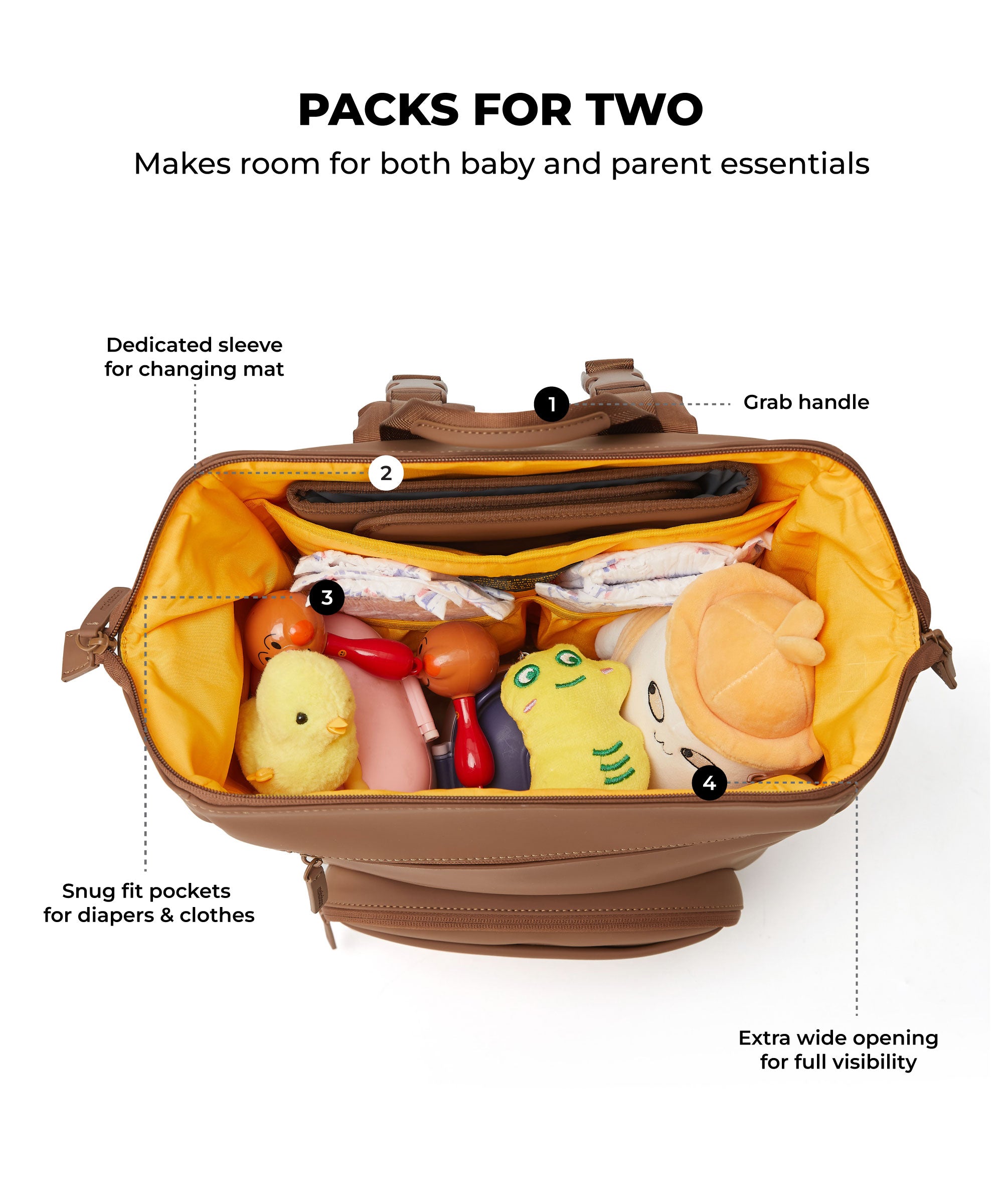 Color_beach baby | The Playdate Diaper Backpack