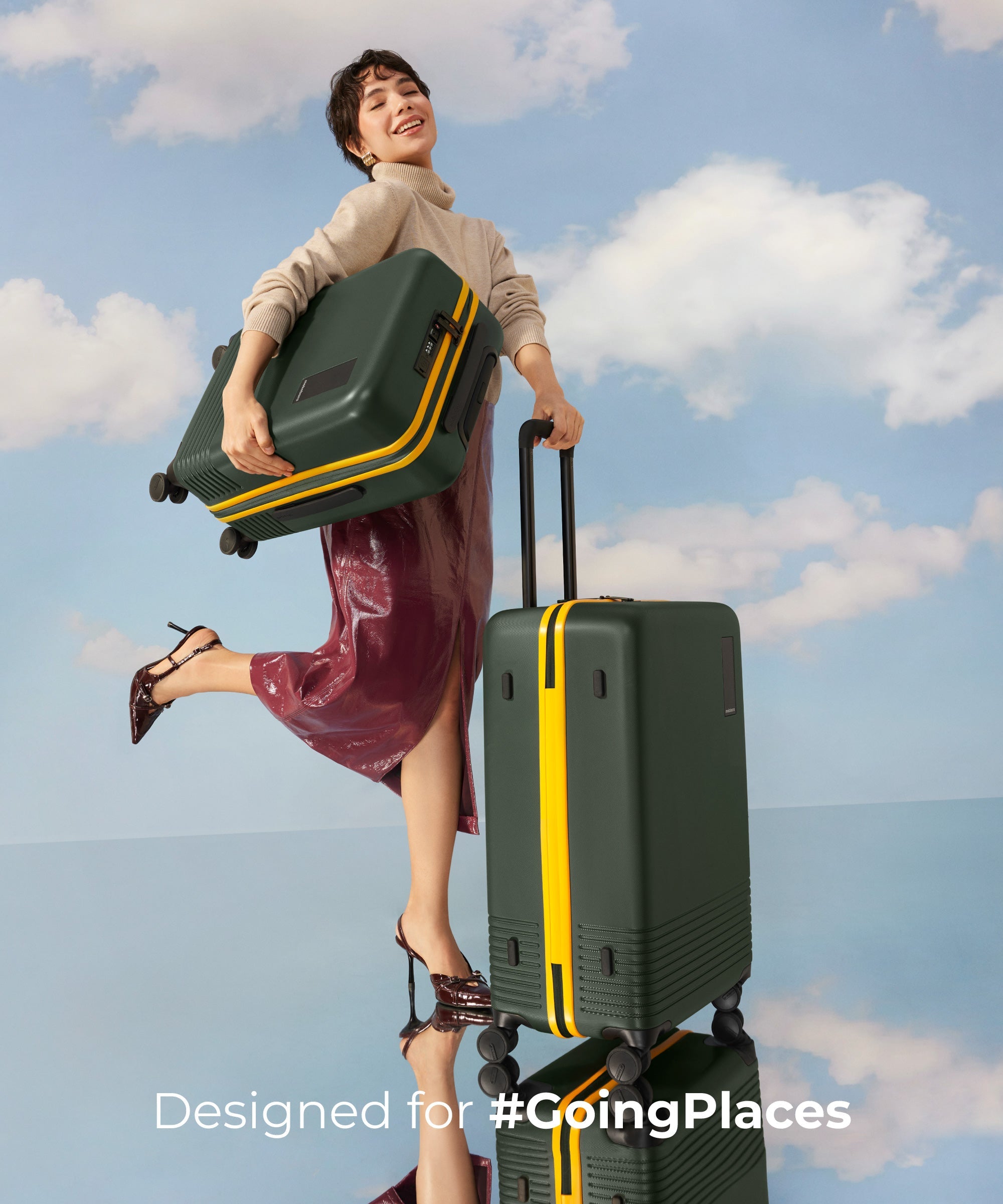 Color_Forest Sunray (Limited Edition) | Set of Two Luggage