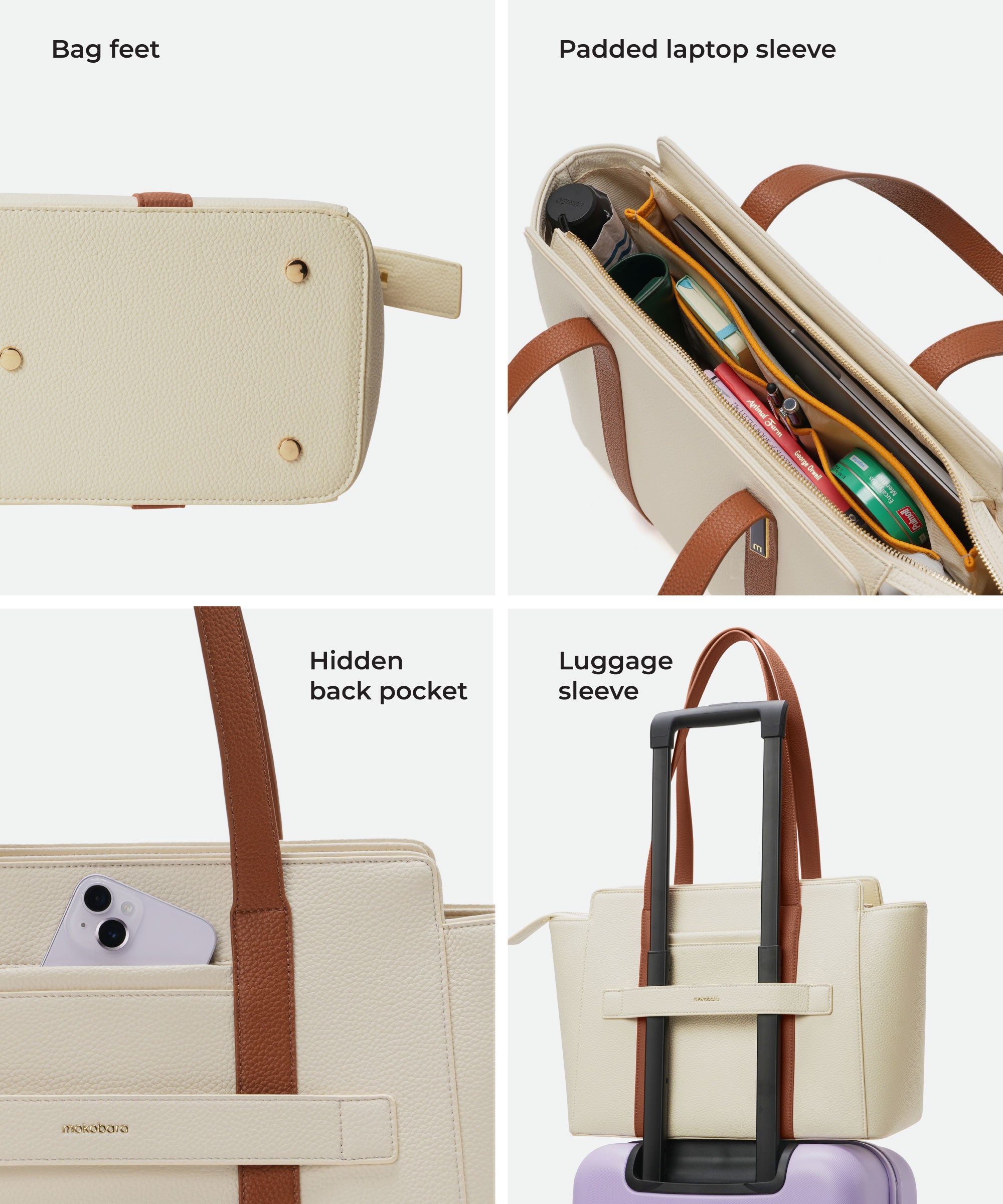 Color_Coconut Cream | The Sunflower Tote
