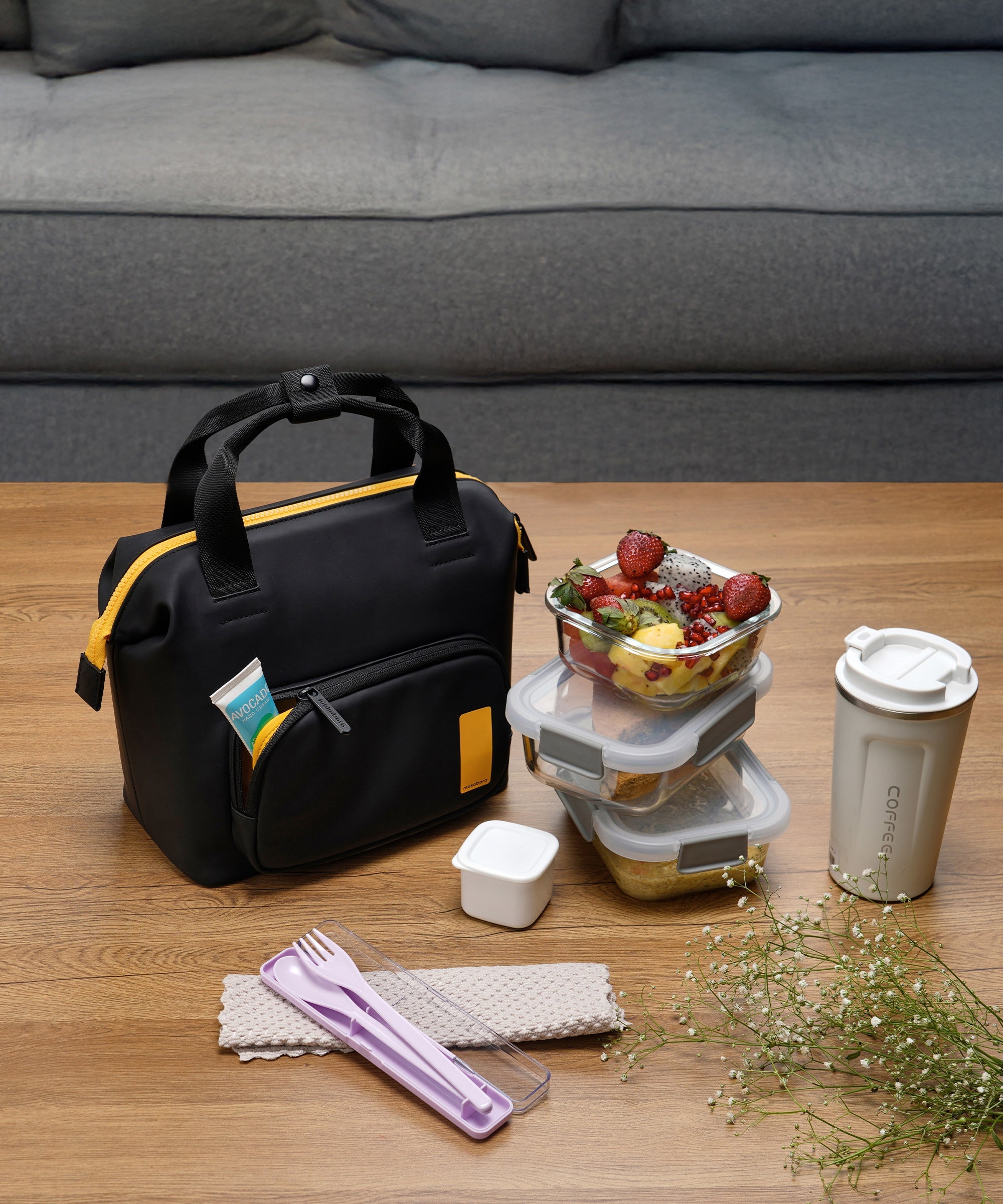 Color_Money Moves Sunray | The Take Out Lunch Bag