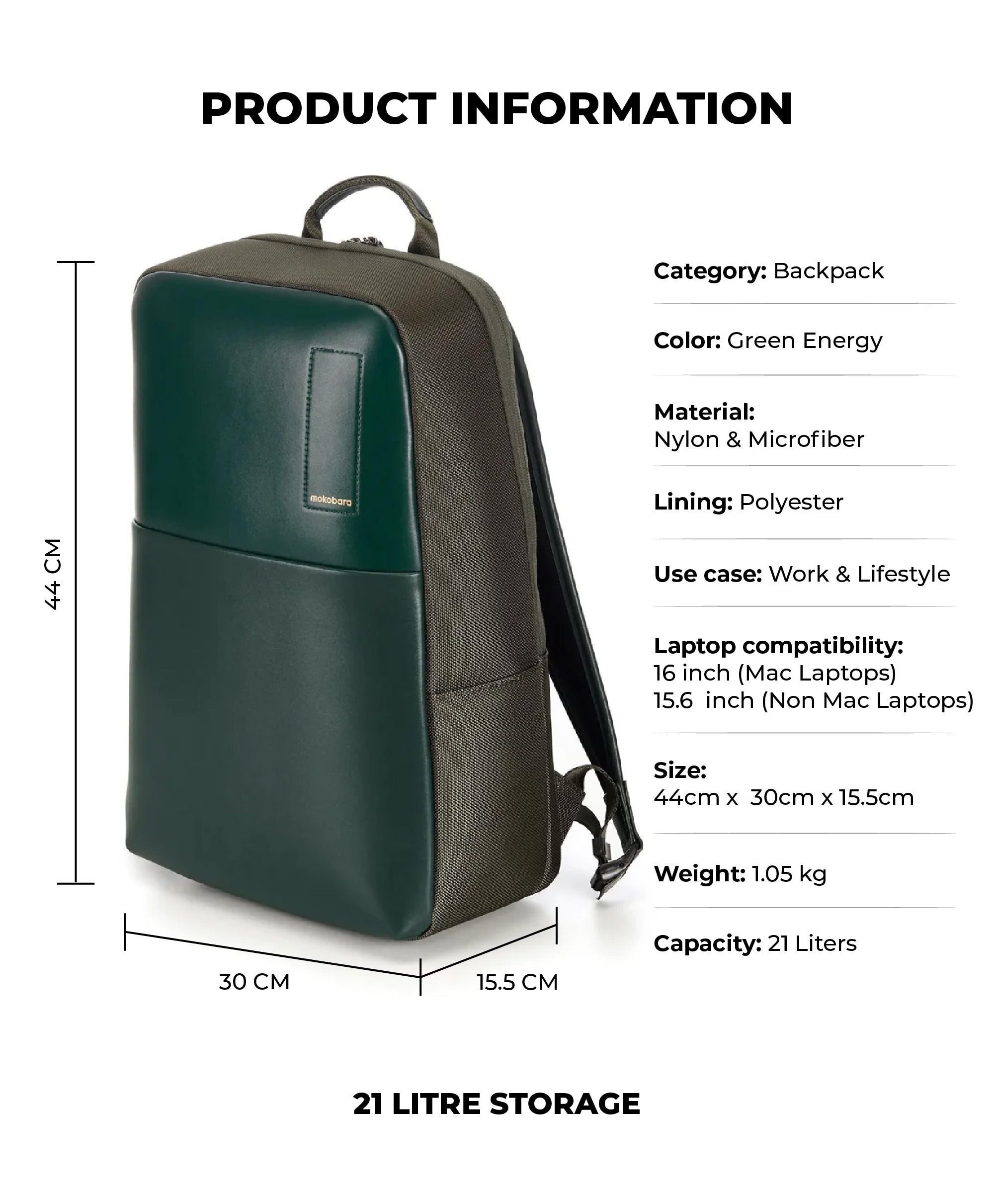Color_Green Energy (Limited Edition) | The Backpack Pro