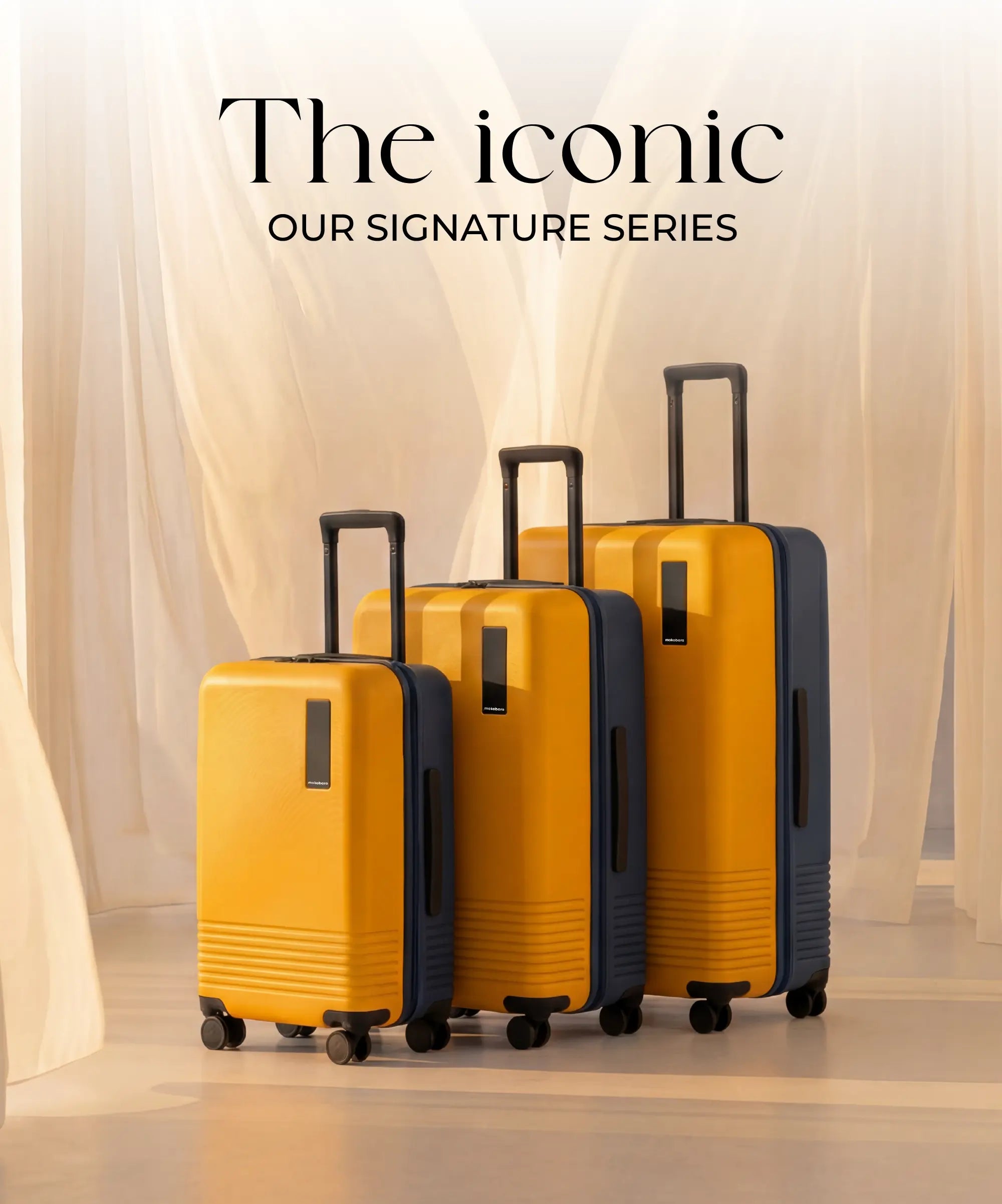 Color_Beach Sunrise | Set of 3 Luggage