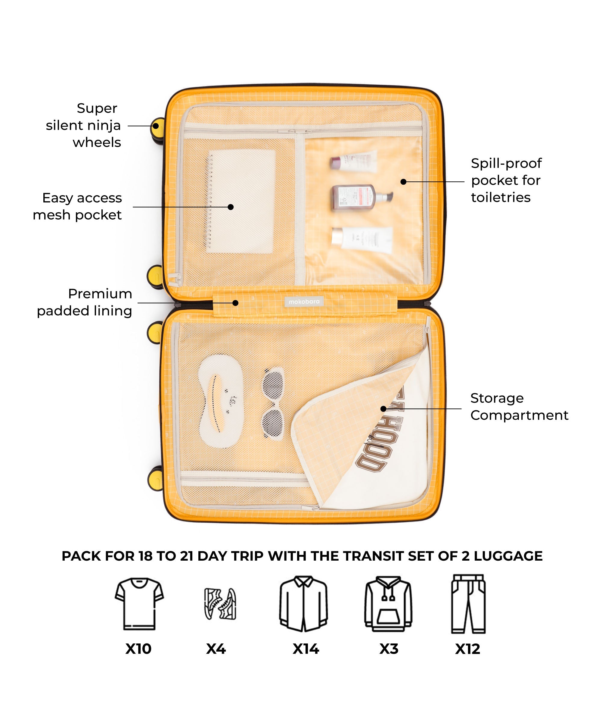 Color_Crypto Sunray 2.0 (Limited Edition) | The Transit Luggage - Set of 2