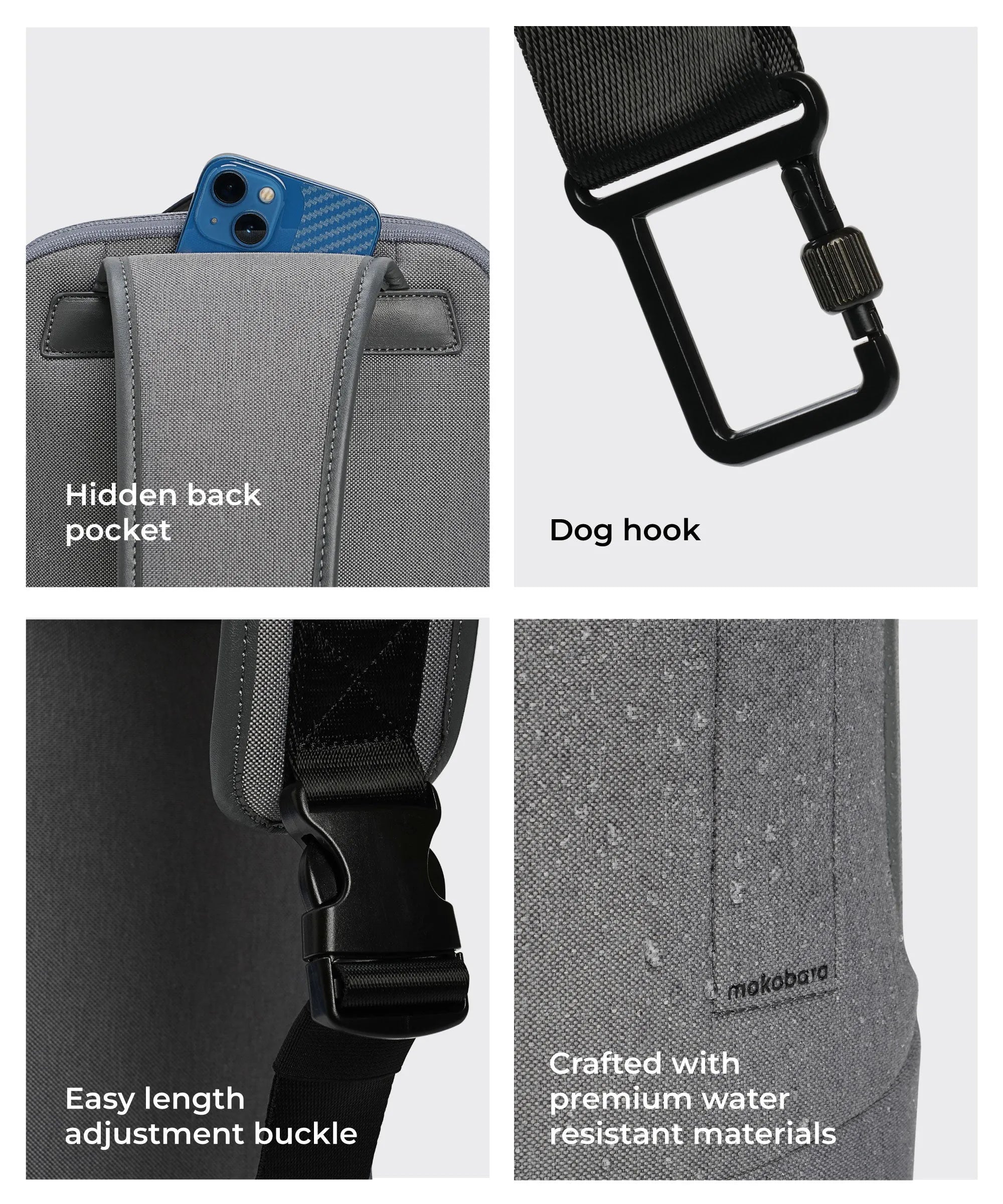 Color_Seize The Gray | The Transit Crossbody Sling