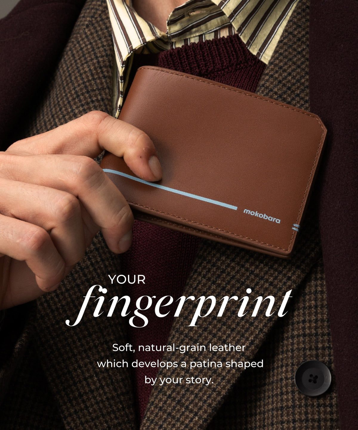 Color_ Tan Lines | The slim wallet