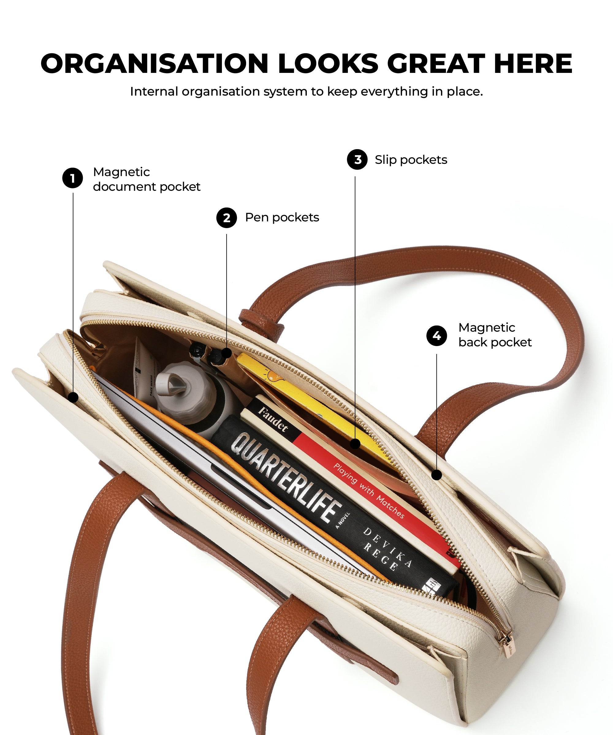 Color_Coconut cream | The Celeste Tote 3.0