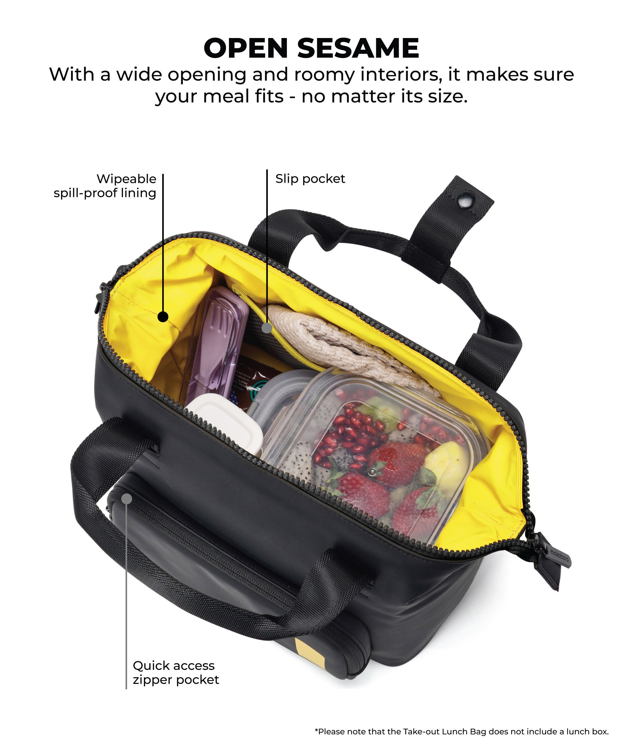 Color_Money Moves | The Take Out Lunch Bag