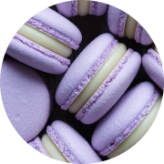 Lavender macaron