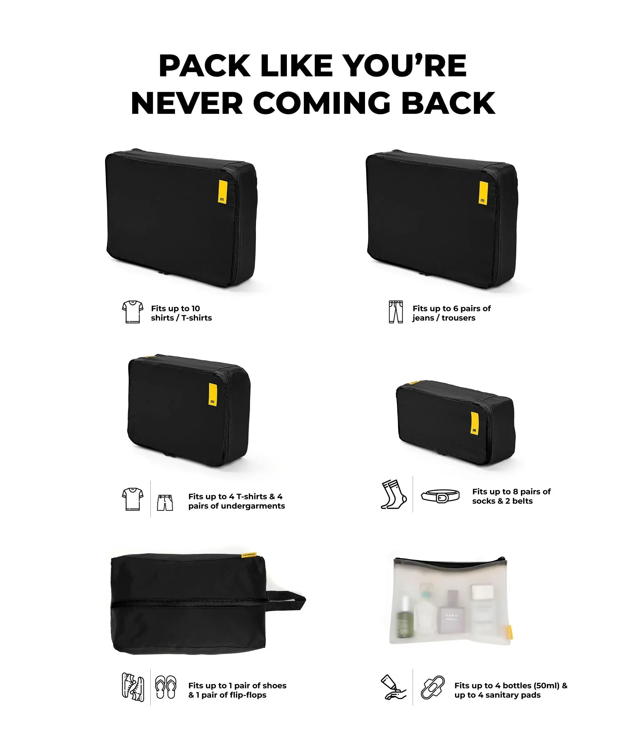 Color_Crypto | The Packing Cubes (Set of 6)