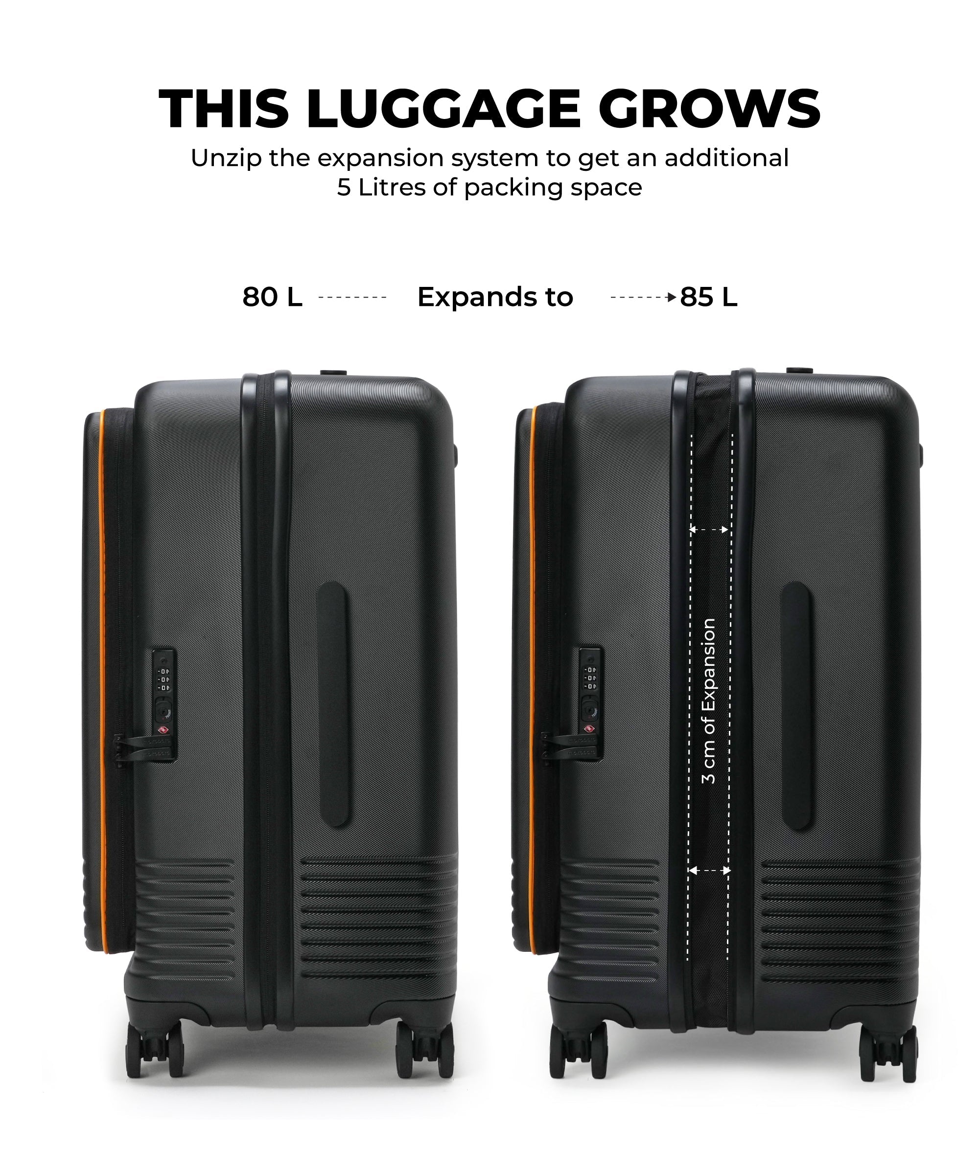 Color_Money Moves Sunray 2.0| The Access Check-in Luggage