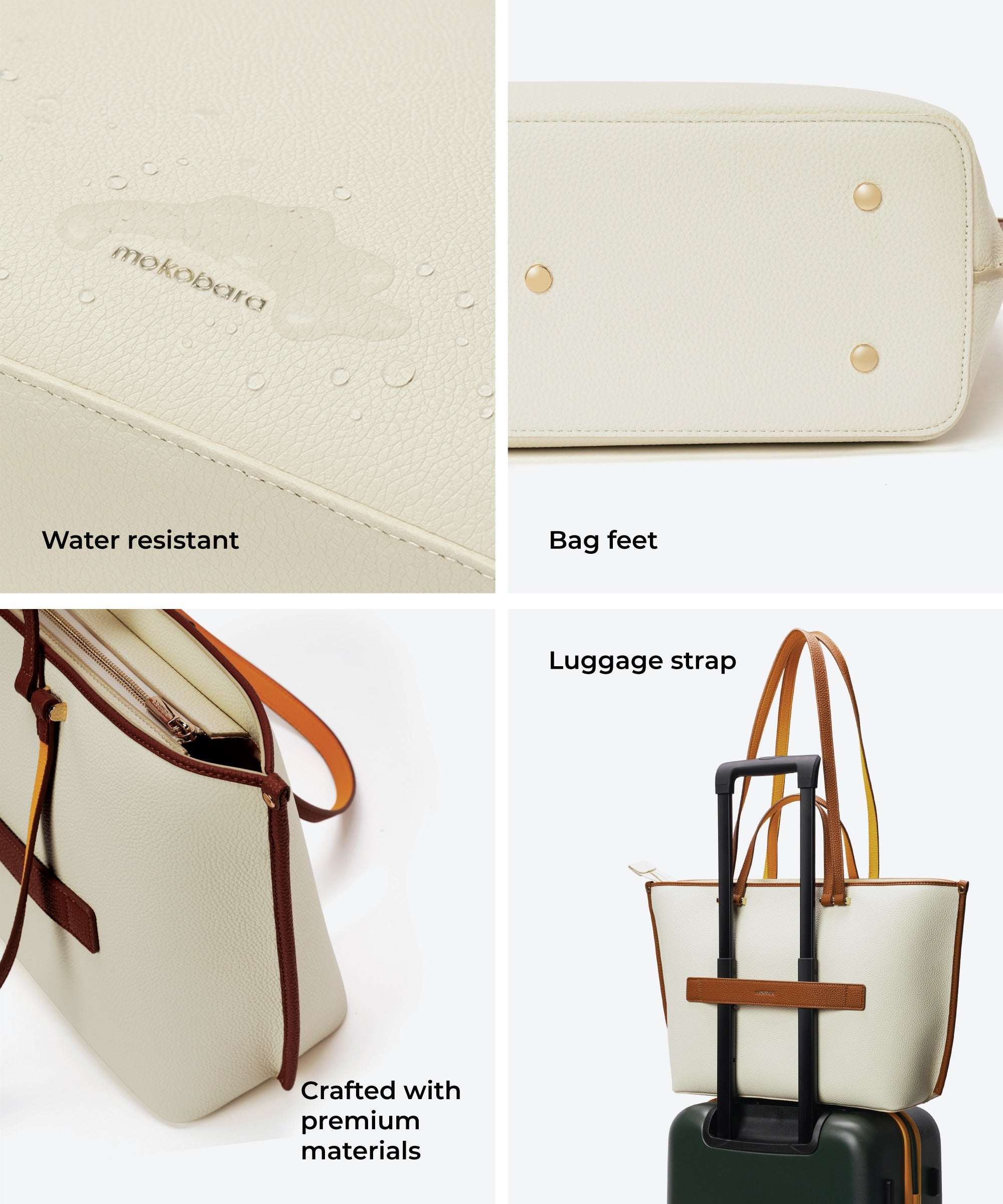 Color_Coconut Cream | The Belle Tote 3.0