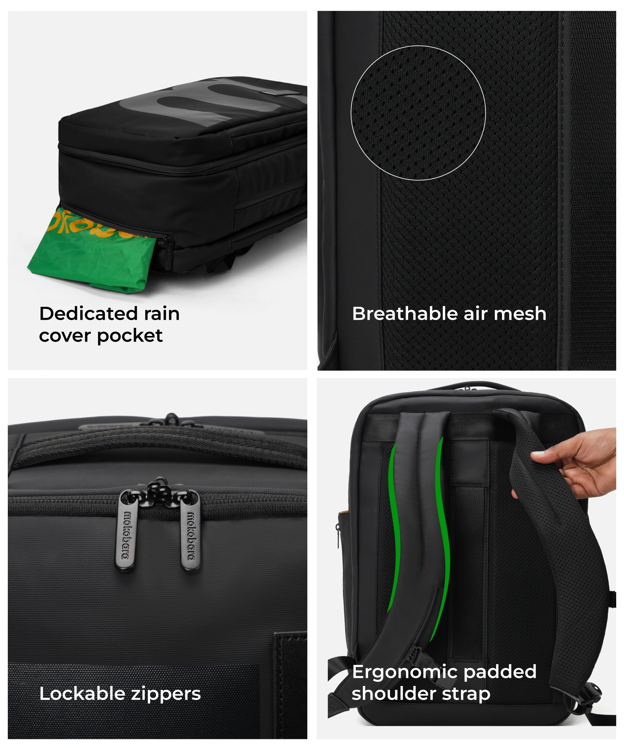 Color_Crypto 2.0 | The Em Travel Backpack - 45L