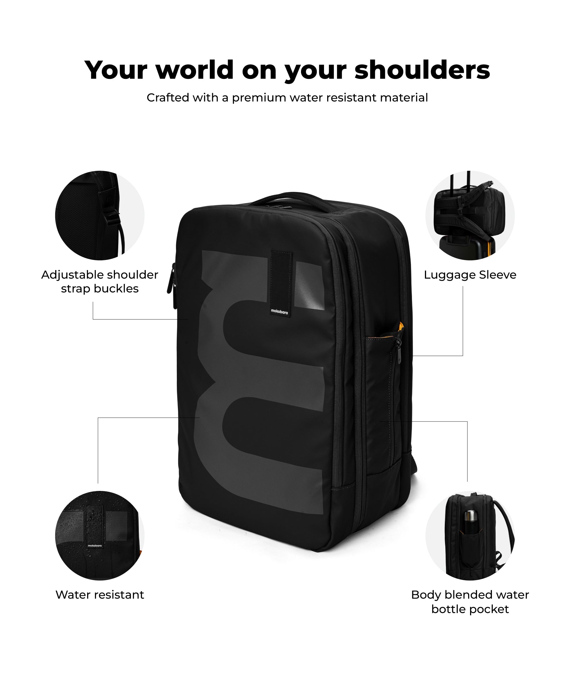 Color_Crypto | The Em Travel Backpack - 45L