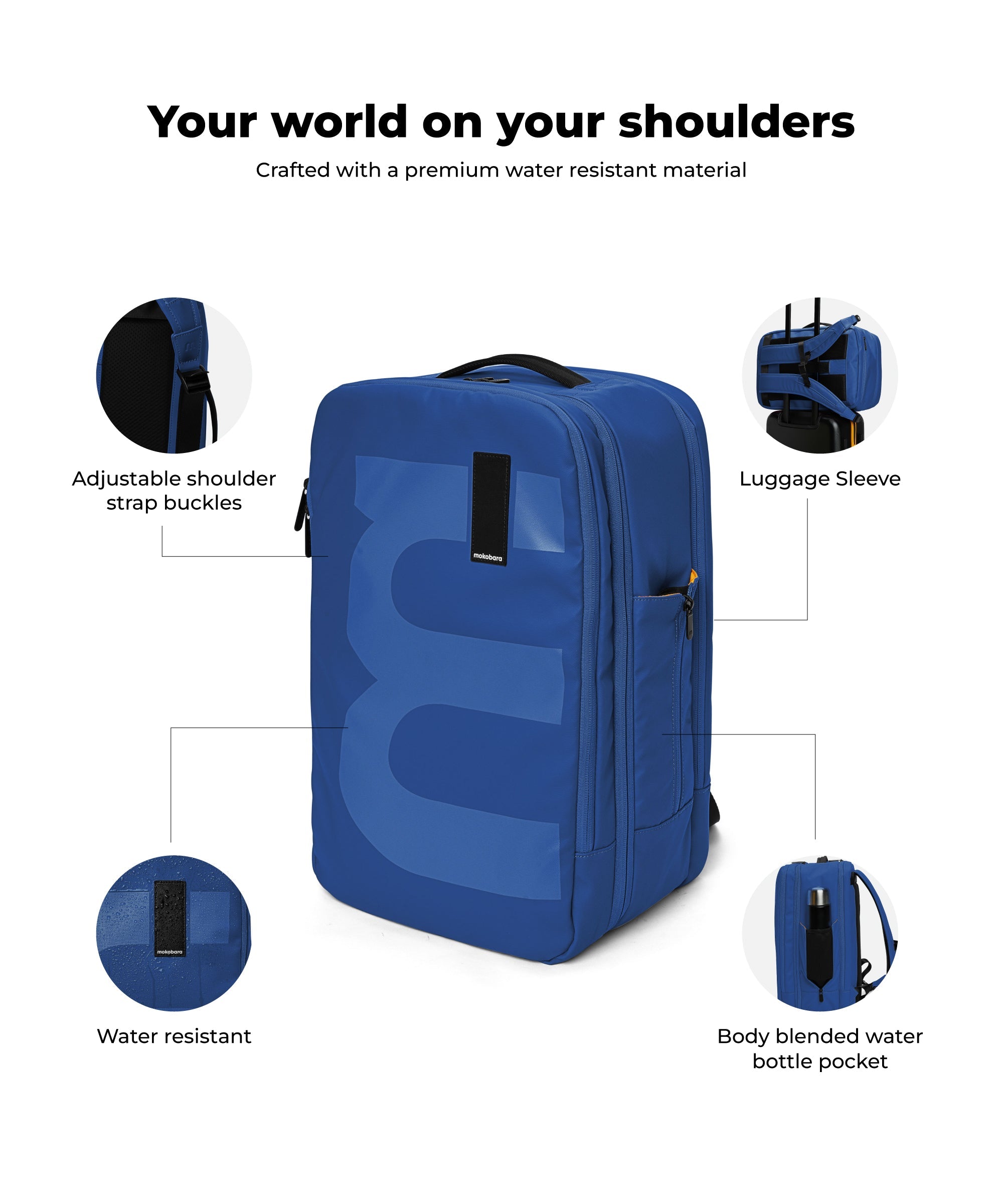 Color_Ocean | The Em Travel Backpack - 45L