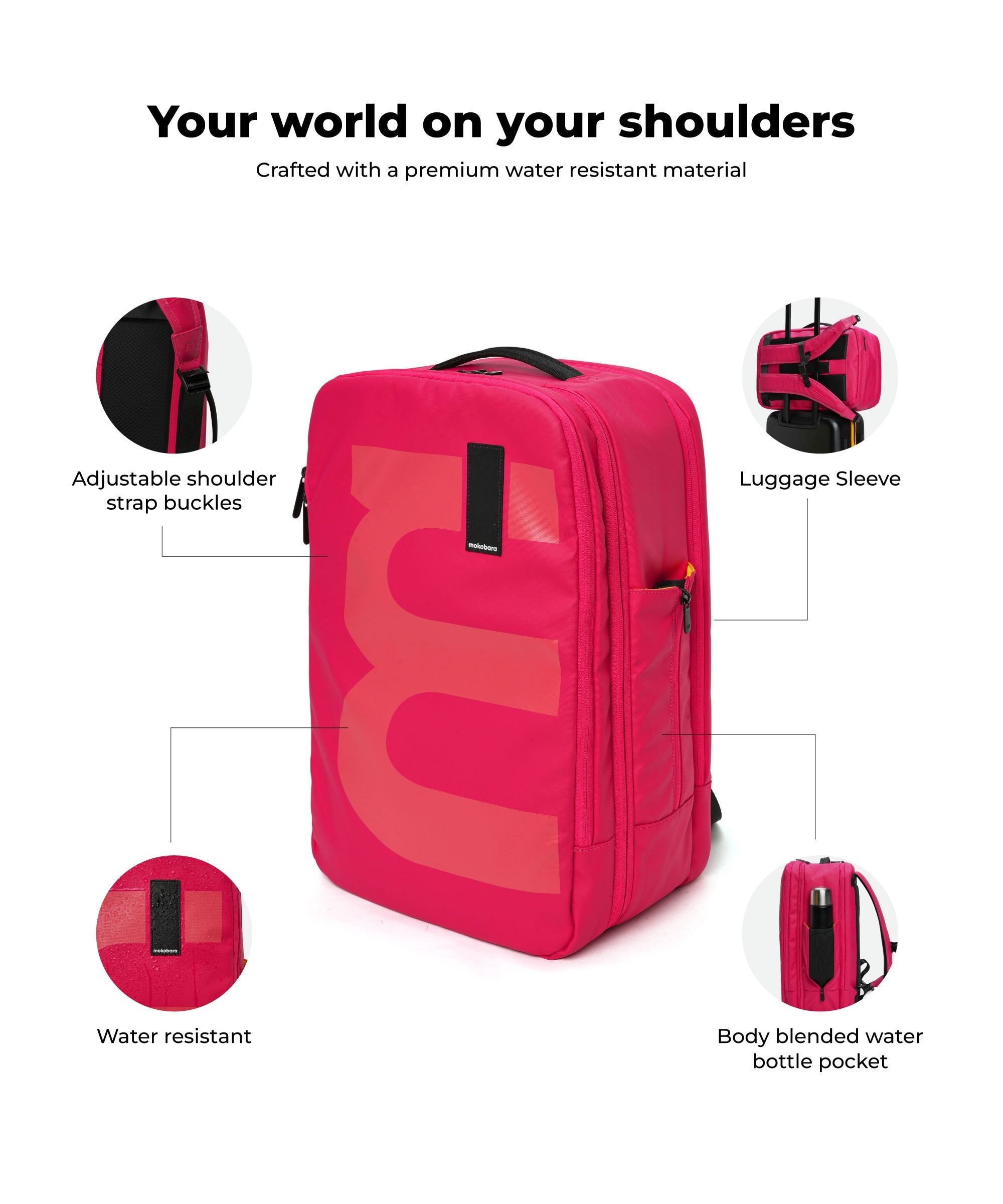 Color_ Soul Shine | The Em Travel Backpack - 45L