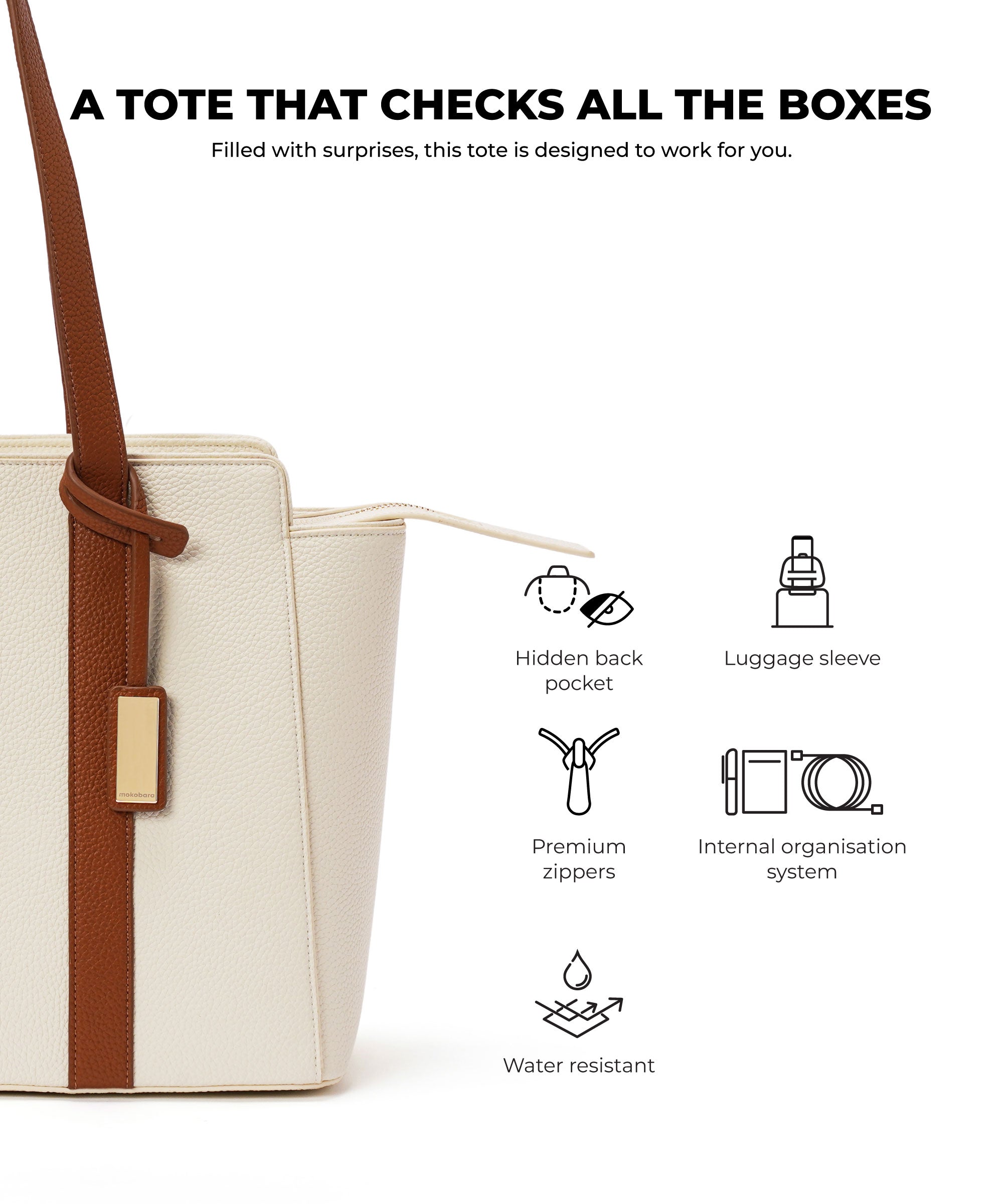 Color_Coconut Cream 3.0 | The Sunflower Tote