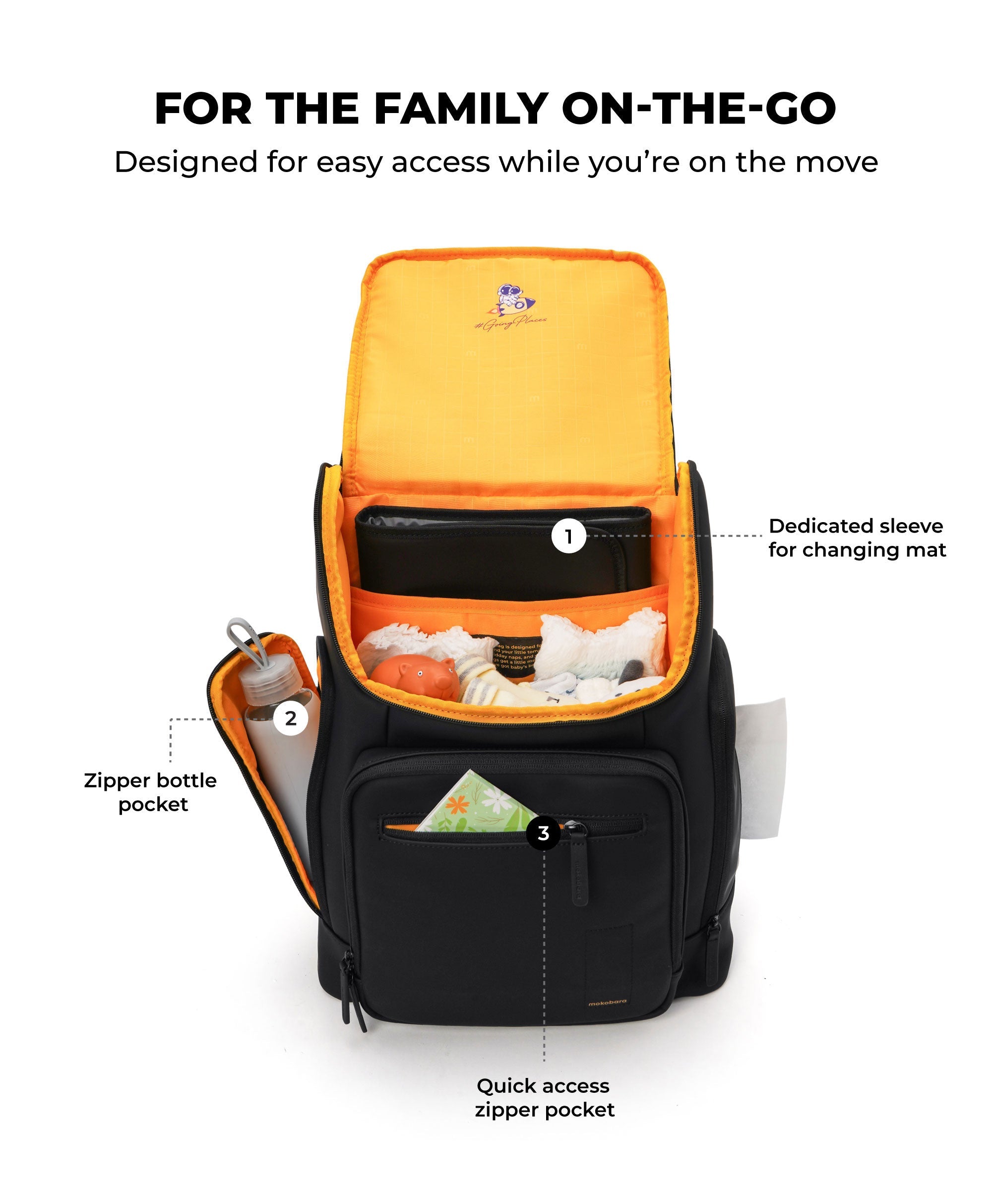 Color_Bedtime Story | The Tinker Diaper Backpack