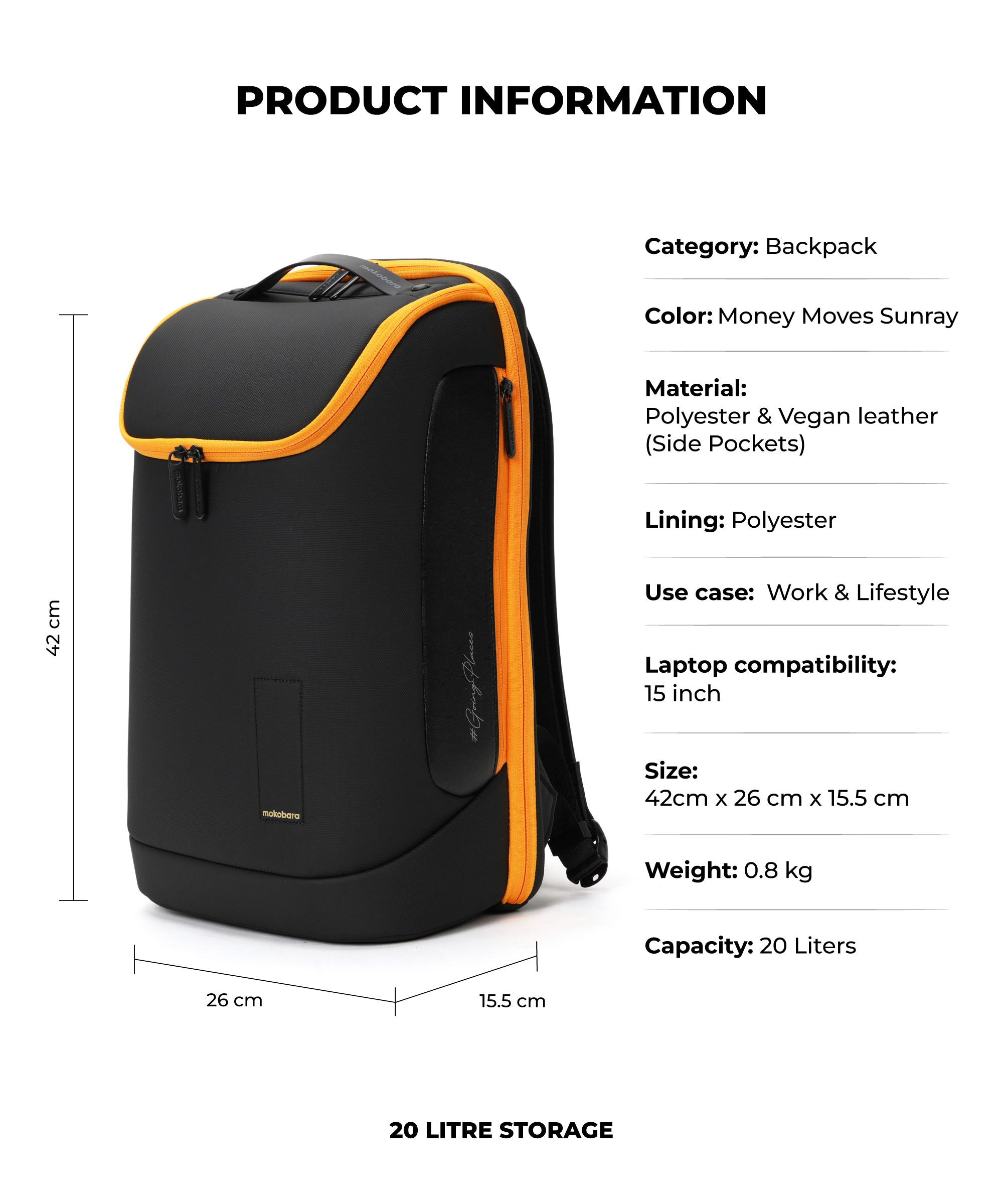 Color_Crypto Sunray | The Transit Backpack - 20L