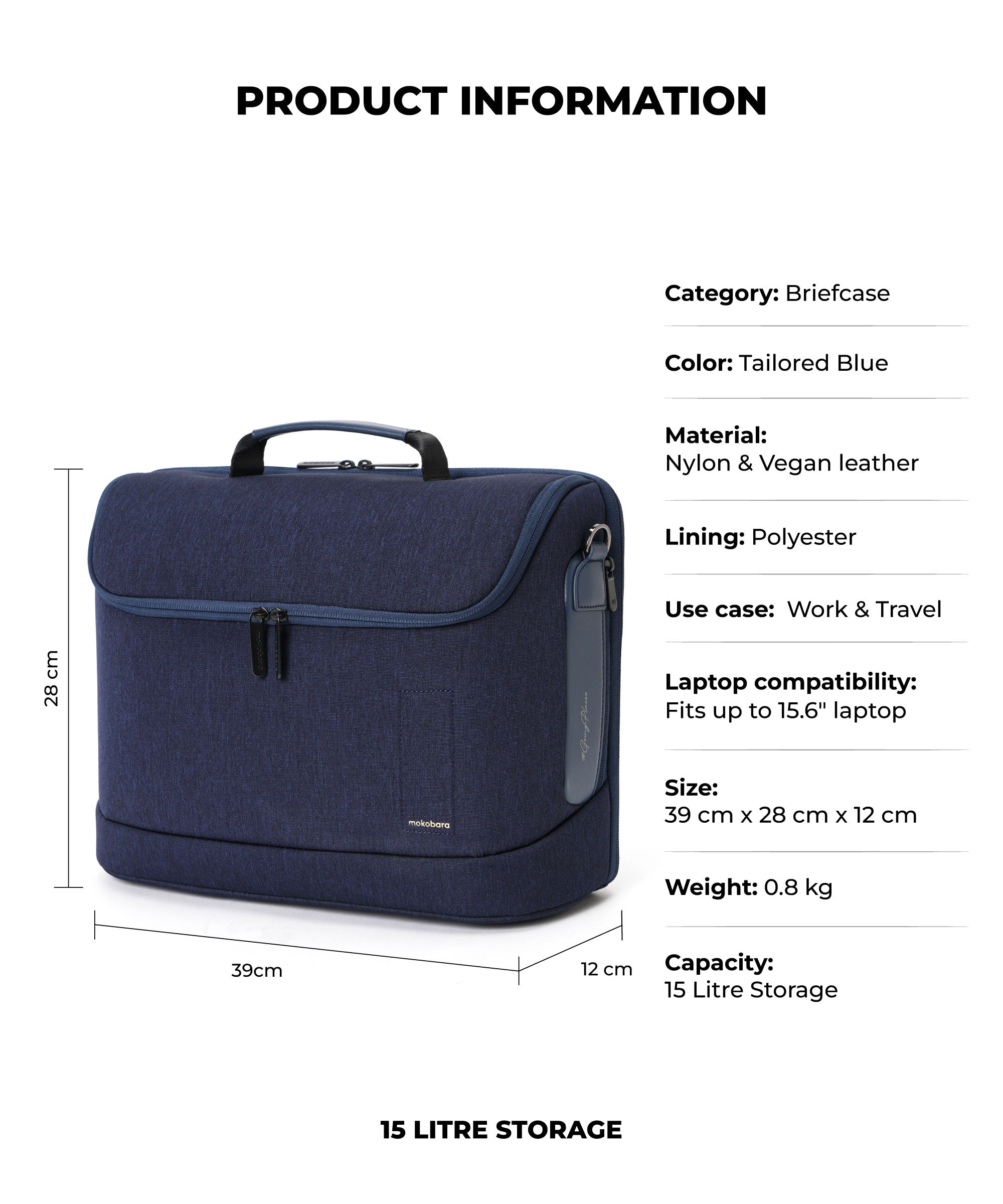 Color_Tailored Blue | The Transit Briefcase