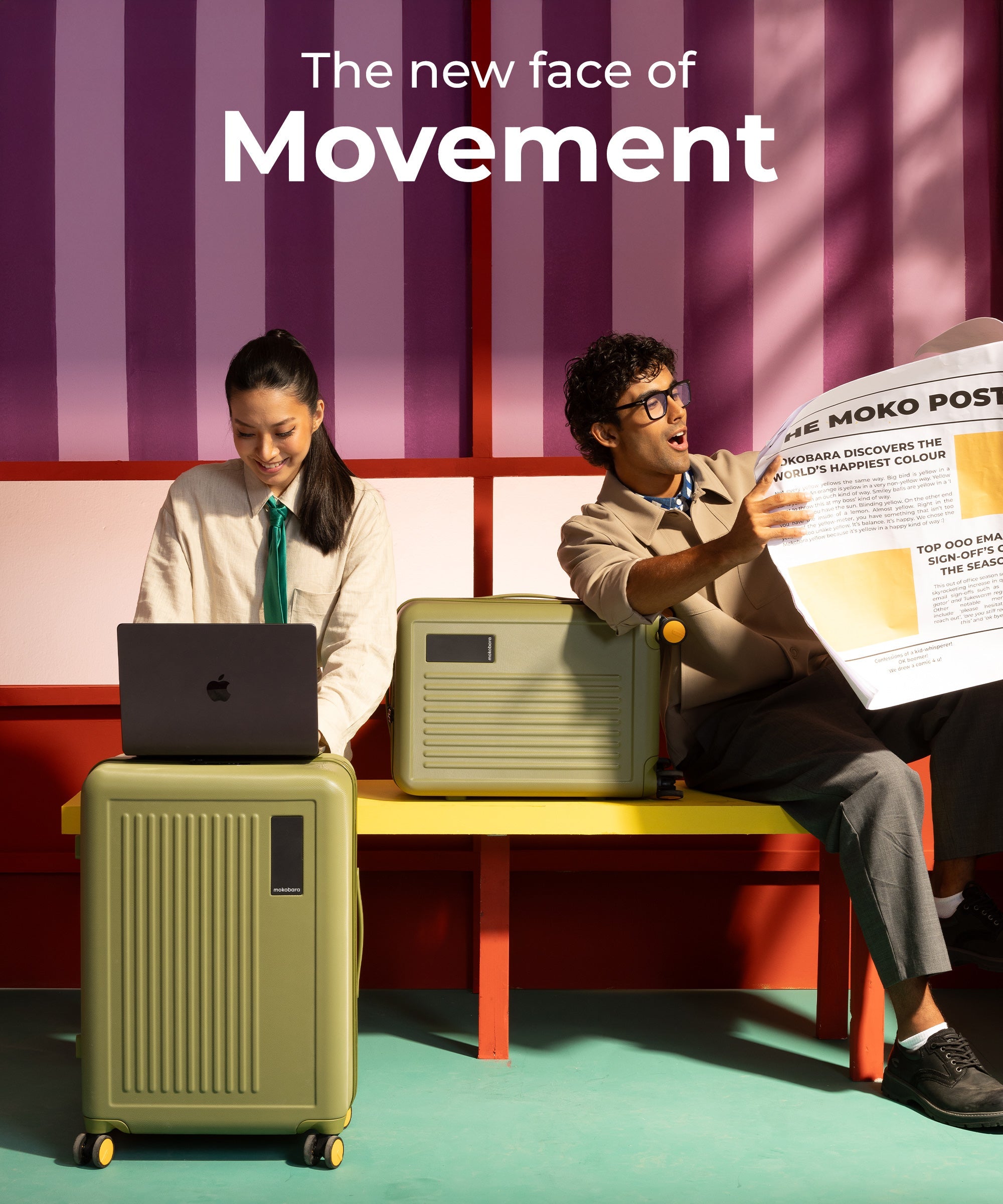 Color_ So Matcha 2.0 | The Transit Luggage - Set of 2