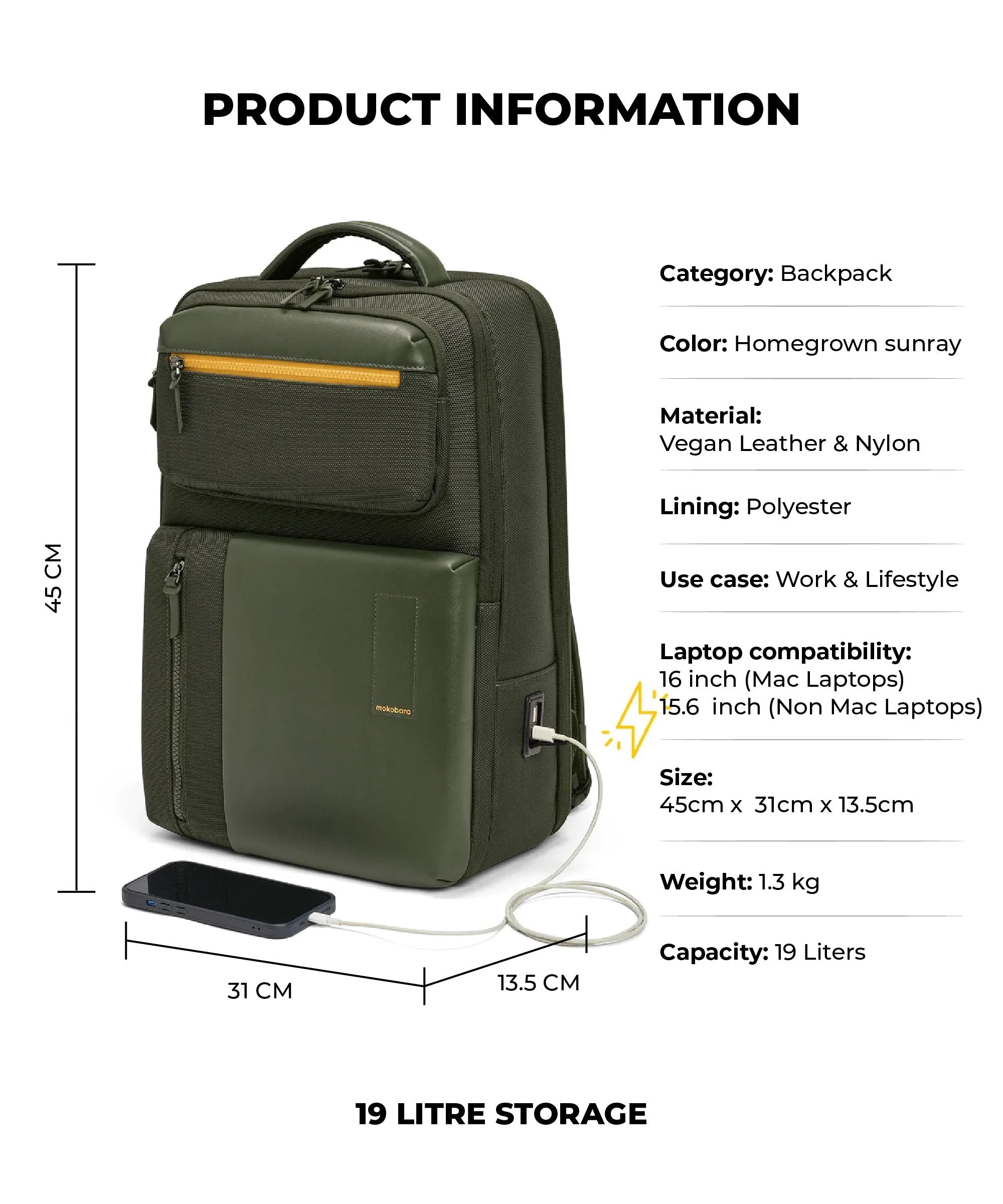 Color_Home Grown Sunray | The Work Backpack