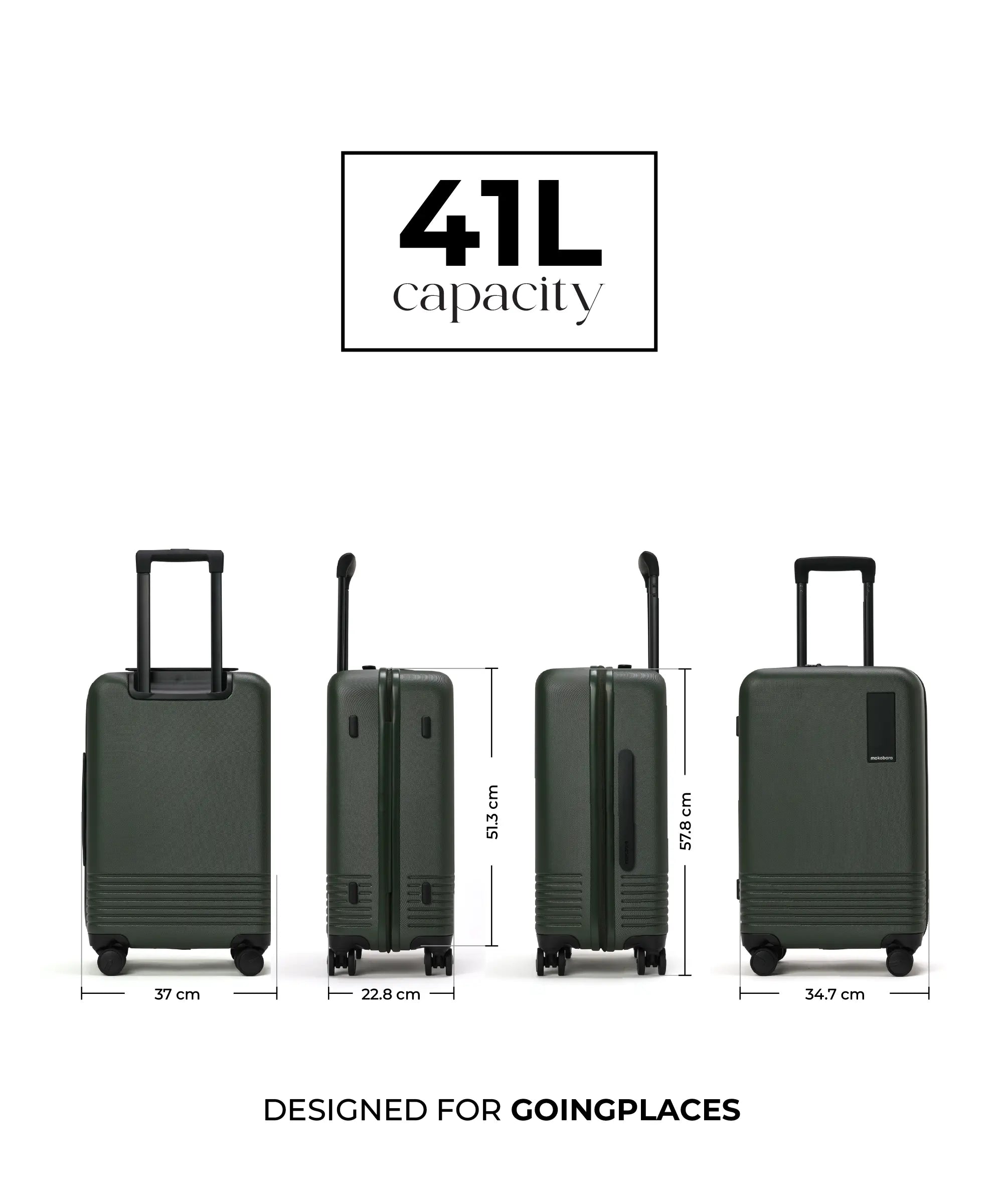 Color_Seaweed Green | The Cabin Luggage