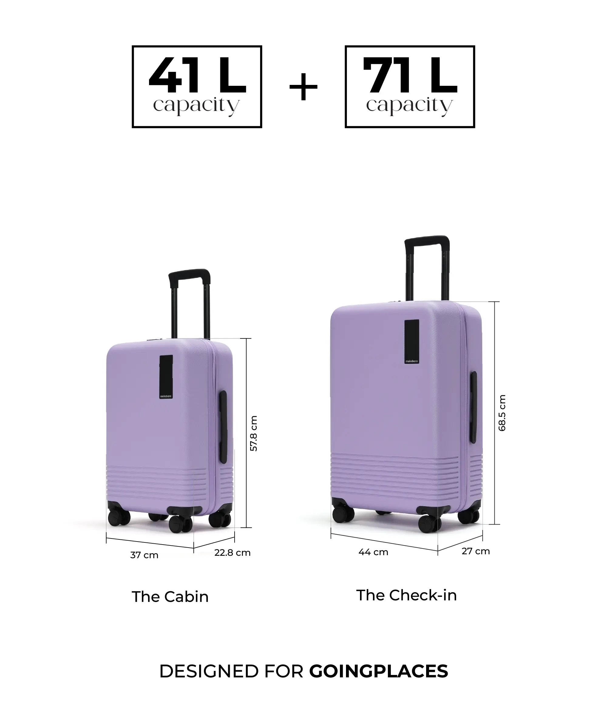 Color_Cosmic Vibes (Limited Edition) | Set of Two Luggage