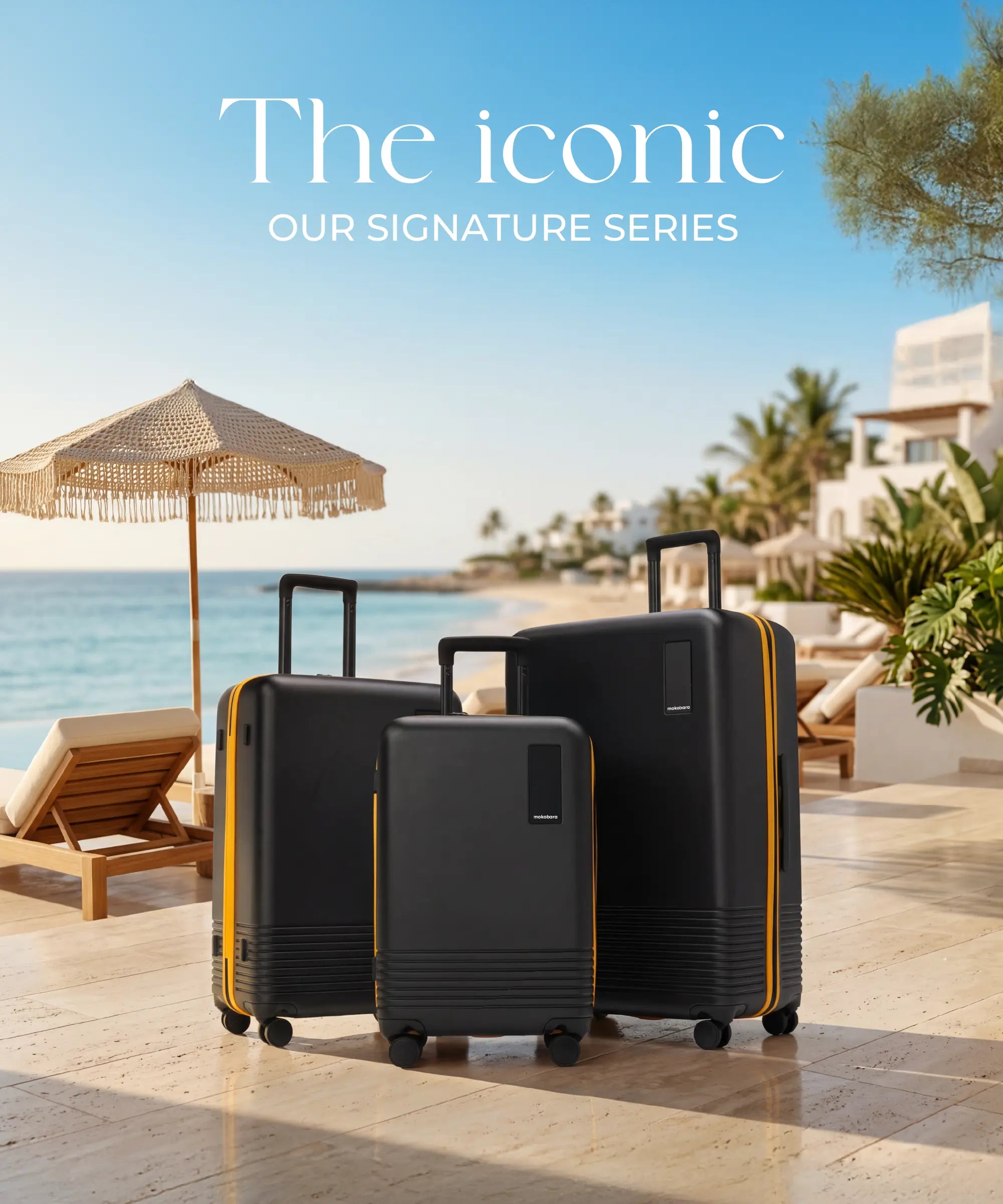 Color_Money Moves Sunray | The Set of 3 Luggage