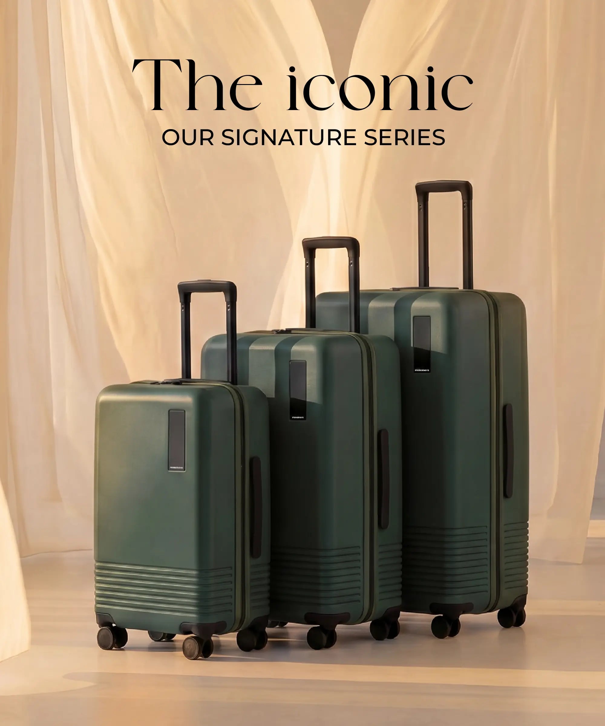 Color_seeweed  | The Set of 3 Luggagereen