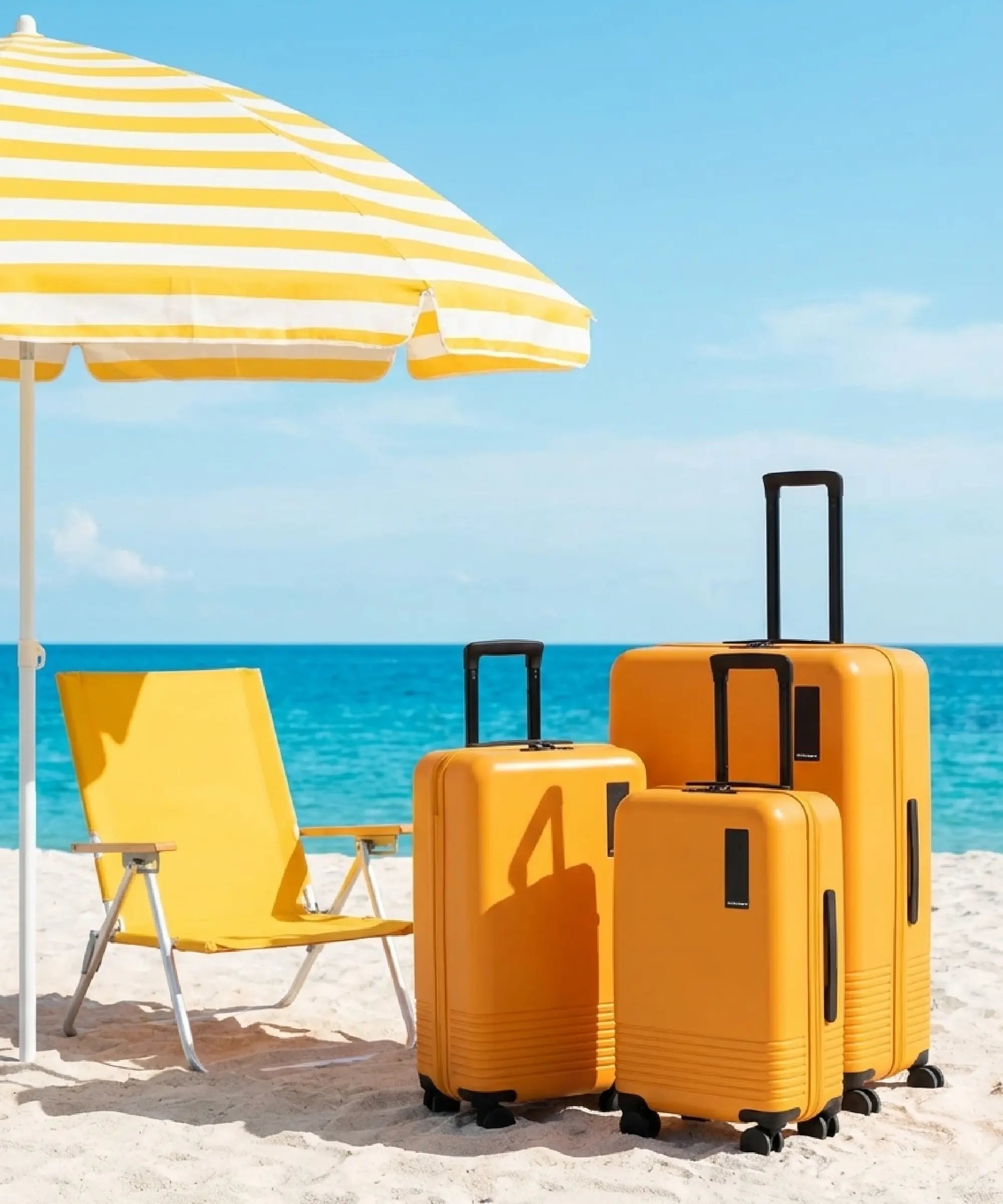 Color_Sunnyside Yellow | Set of 3 Luggage