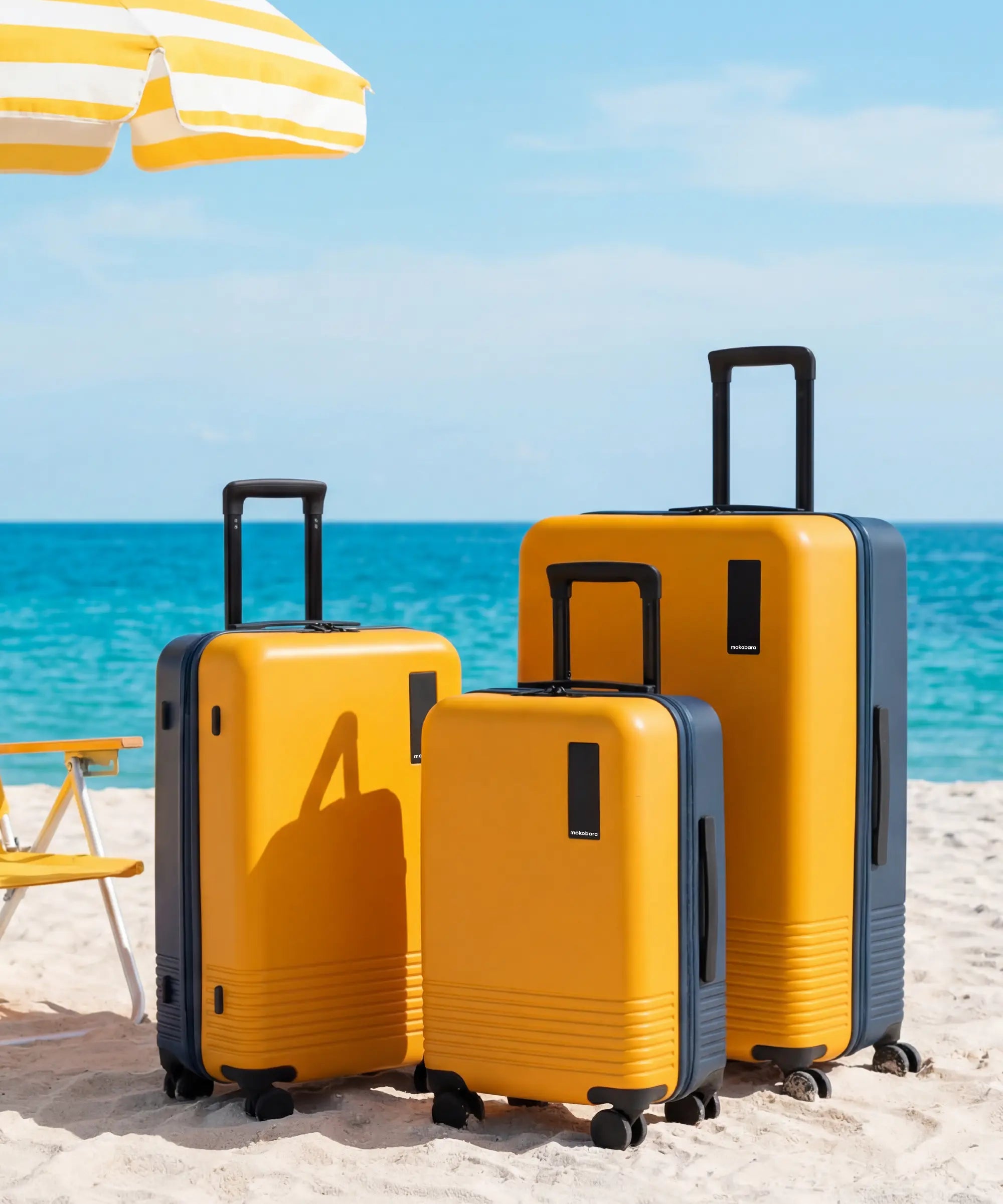 Color_Beach Sunrise | Set of 3 Luggage