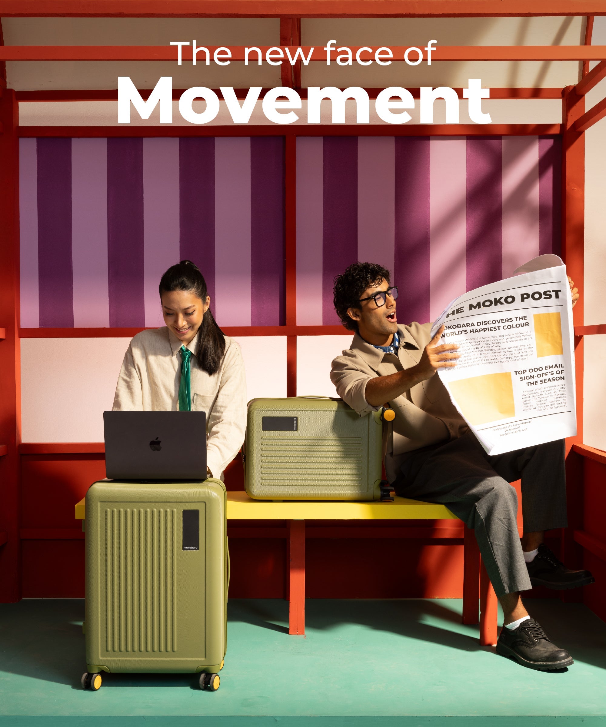 Color_Crypto 2.0 | The Transit Luggage - Set of 2