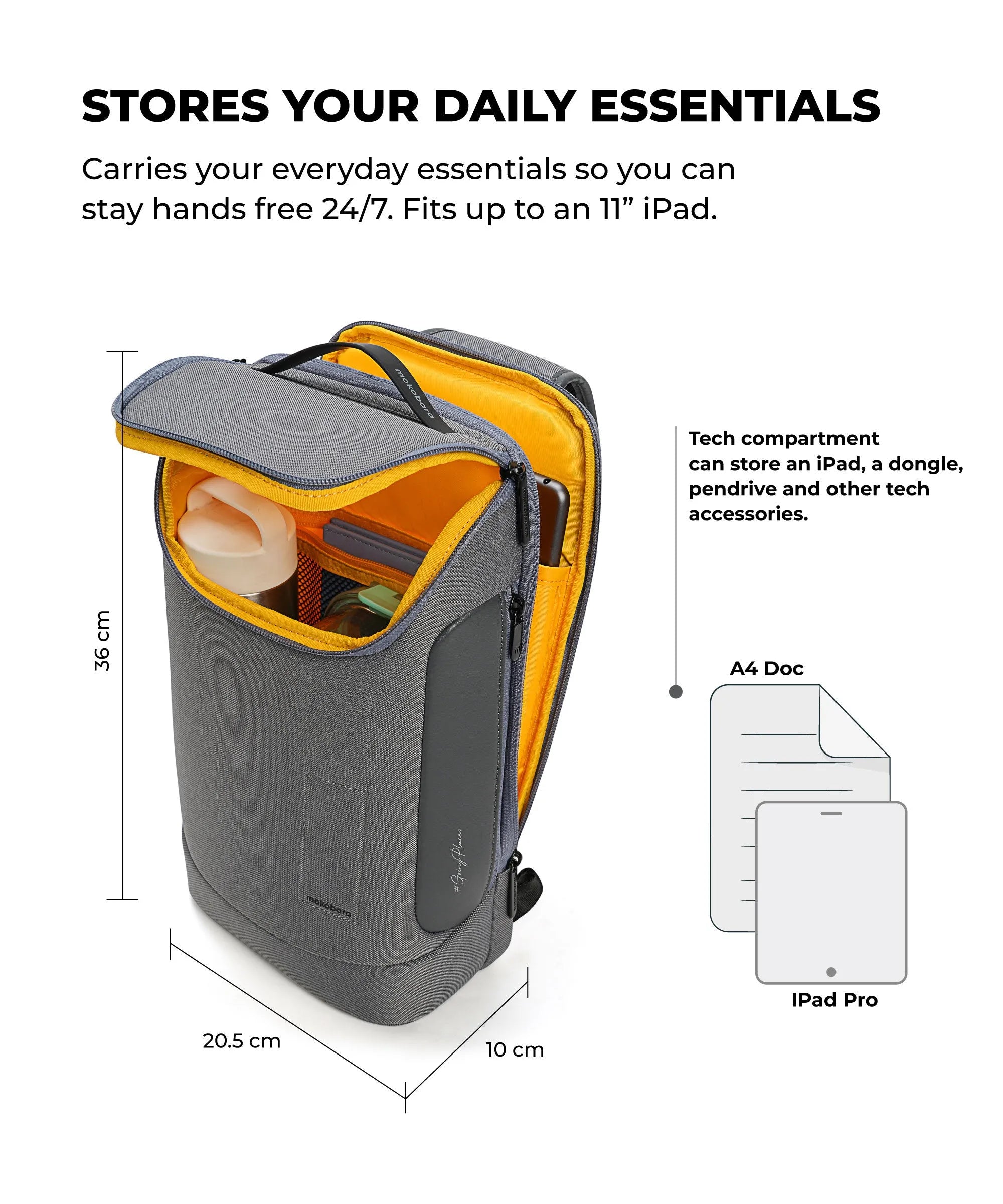 Color_Seize The Gray | The Transit Crossbody Sling