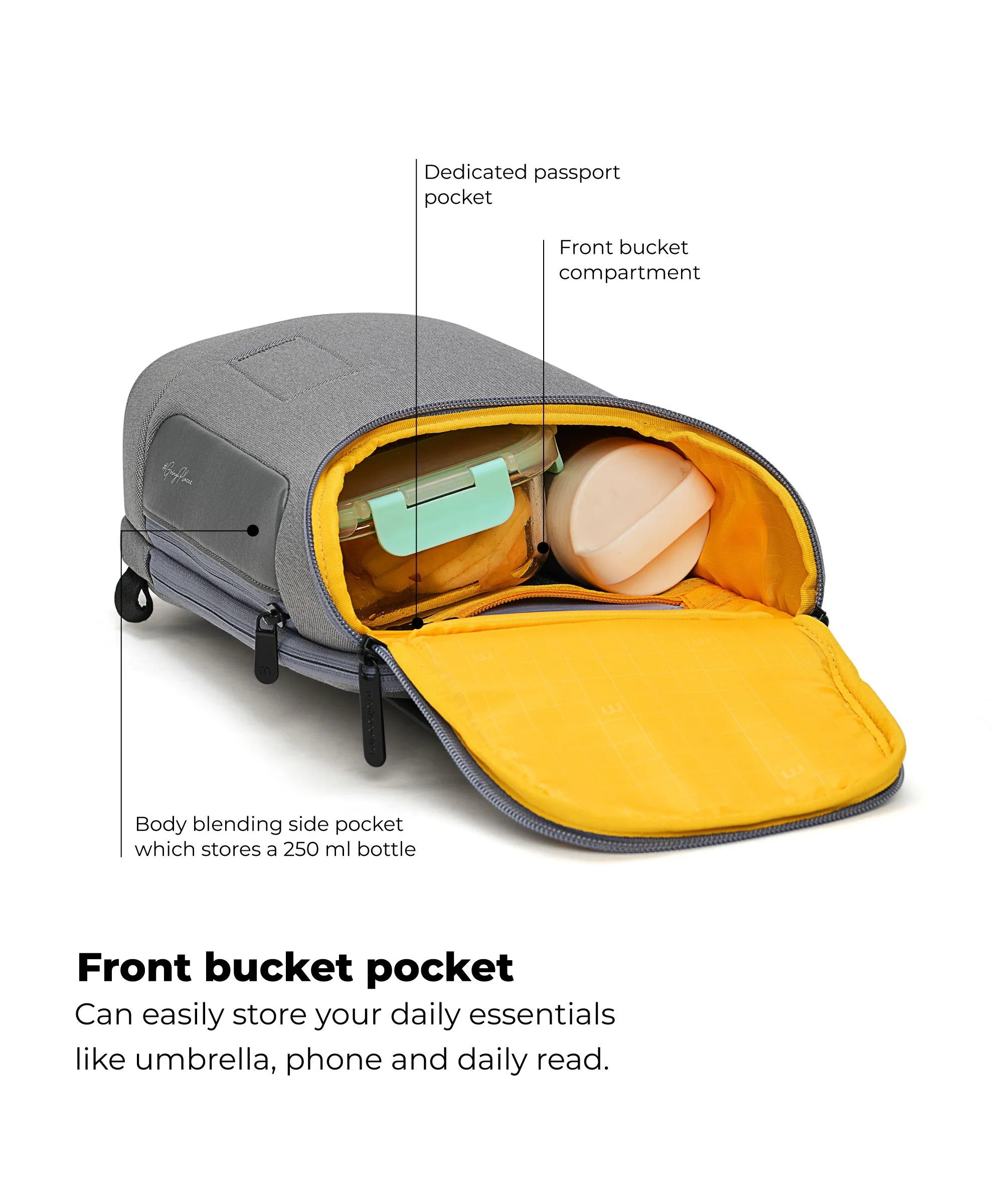 Color_Seize The Gray | The Transit Crossbody Sling